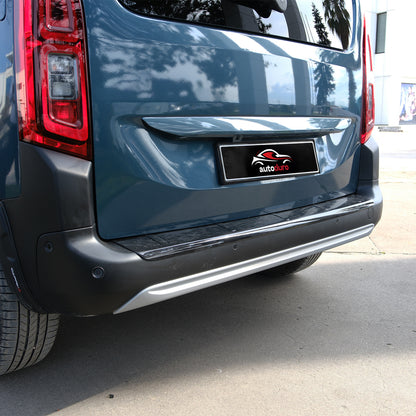 Autoduro Citroen Berlingo 2019 Onwards Rear Bumper Sill Protector Gloss - 39200119-010500-20010101_6