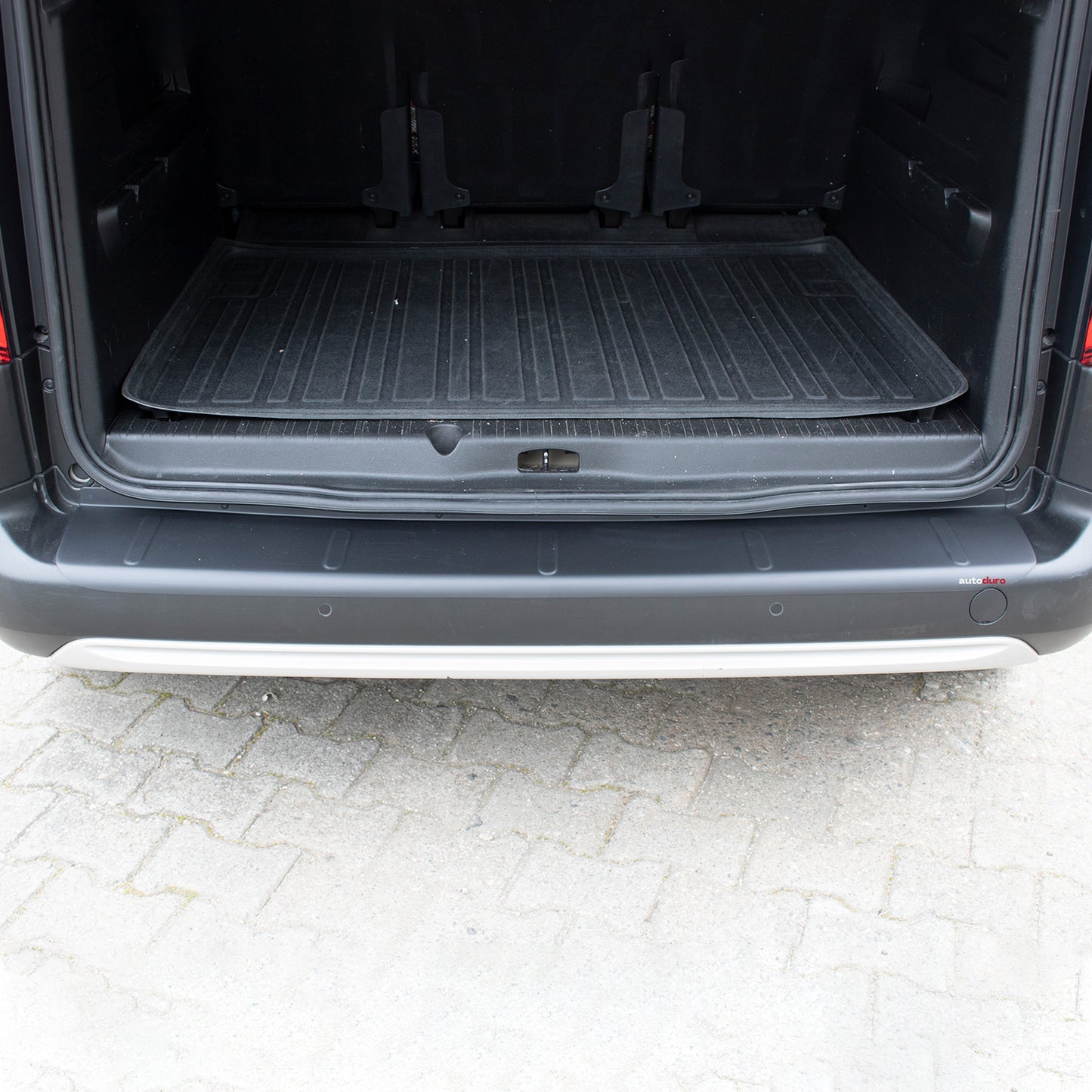 Autoduro Citroen Berlingo 2019 Onwards Rear Bumper Sill Protector Matt - 39200119-010500-20010402_10