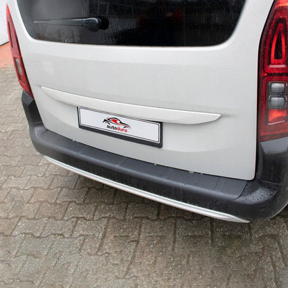Autoduro Citroen Berlingo 2019 Onwards Rear Bumper Sill Protector Matt - 39200119-010500-20010402_6
