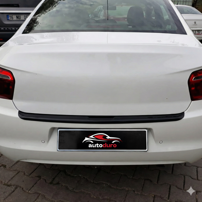 Autoduro Citroen C-Elysee 2013 Onwards Rear Bumper Sill Protector Gloss - 39200213-010500-20010101_5