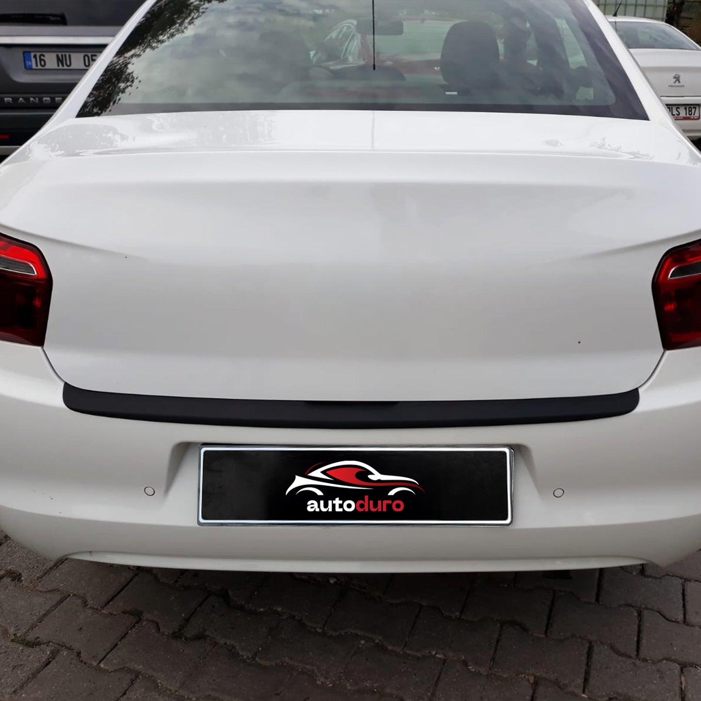 Autoduro Citroen C-Elysee 2013 Onwards Rear Bumper Sill Protector Matt - 39200213-010500-20010402_5
