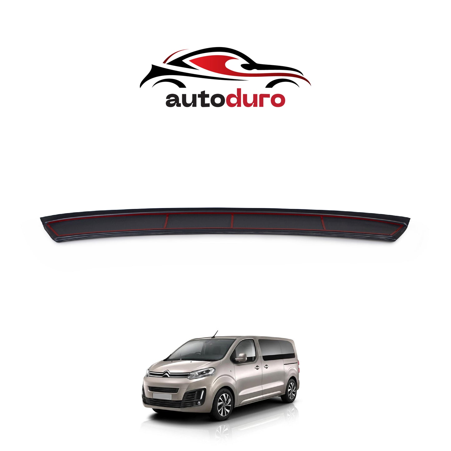 Autoduro Citroen Jumpy 2017 Onwards Rear Bumper Sill Protector Matt - 39200617-010500-20010402_2