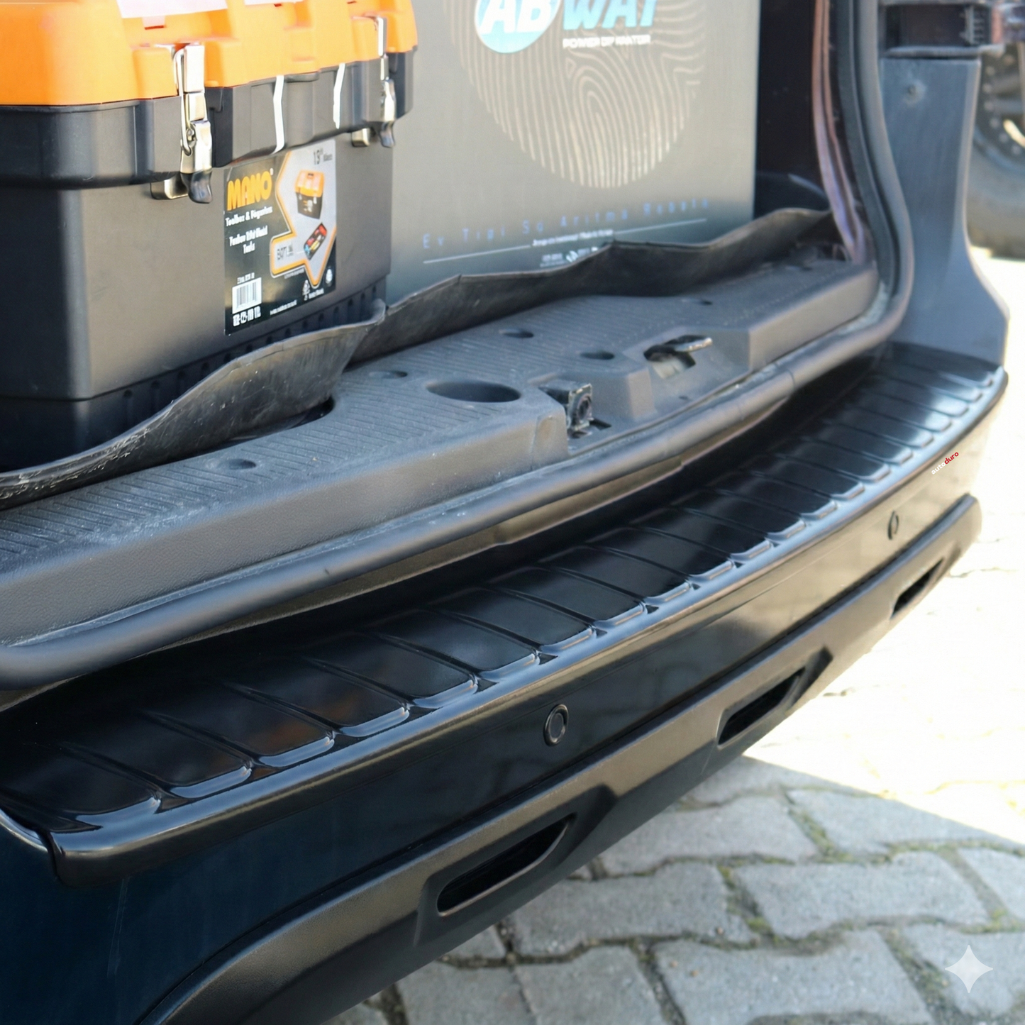 Autoduro Dacia Dokker 2013 Onwards Rear Bumper Sill Protector Gloss - 39210113-010500-20010101_6