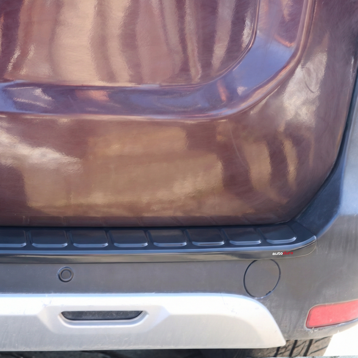 Autoduro Dacia Dokker 2013 Onwards Rear Bumper Sill Protector Gloss - 39210113-010500-20010101_9