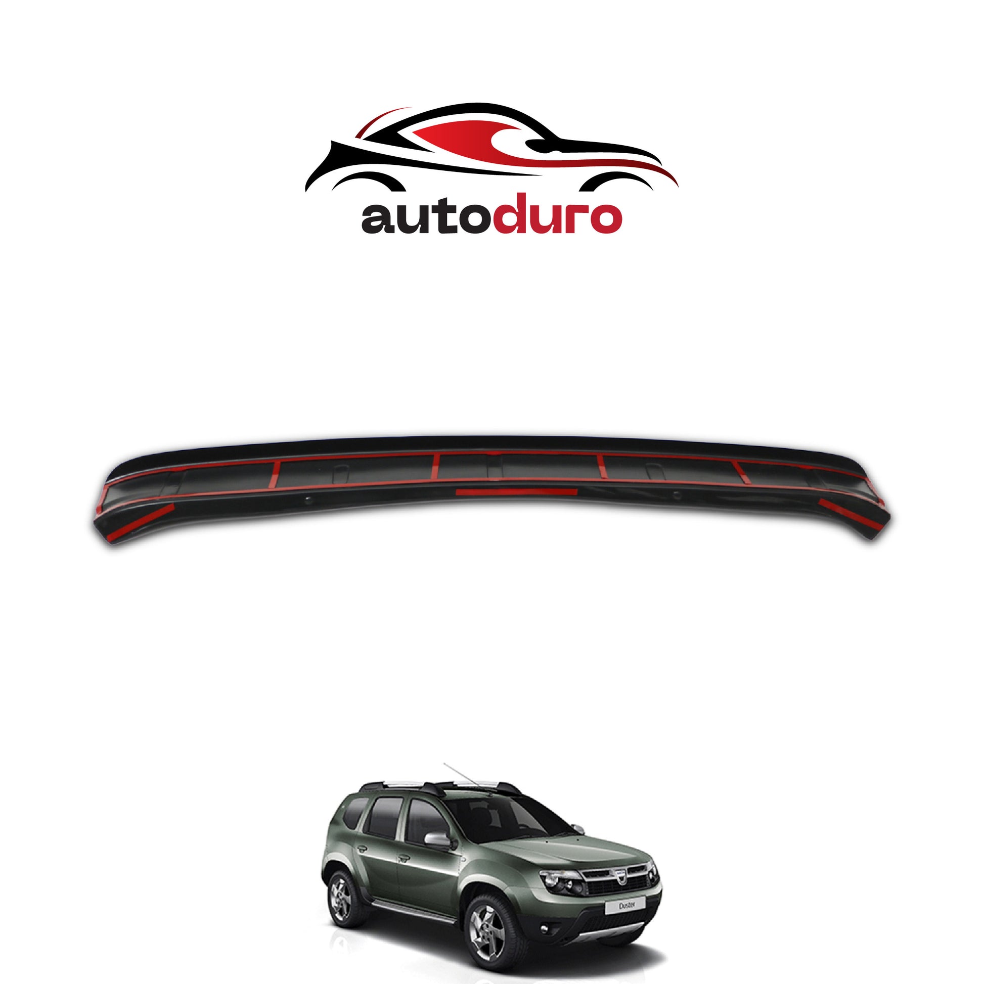 Autoduro Dacia Duster 2010 - 2017 Rear Bumper Sill Protector Gloss - 39210210-010500-20010101_4