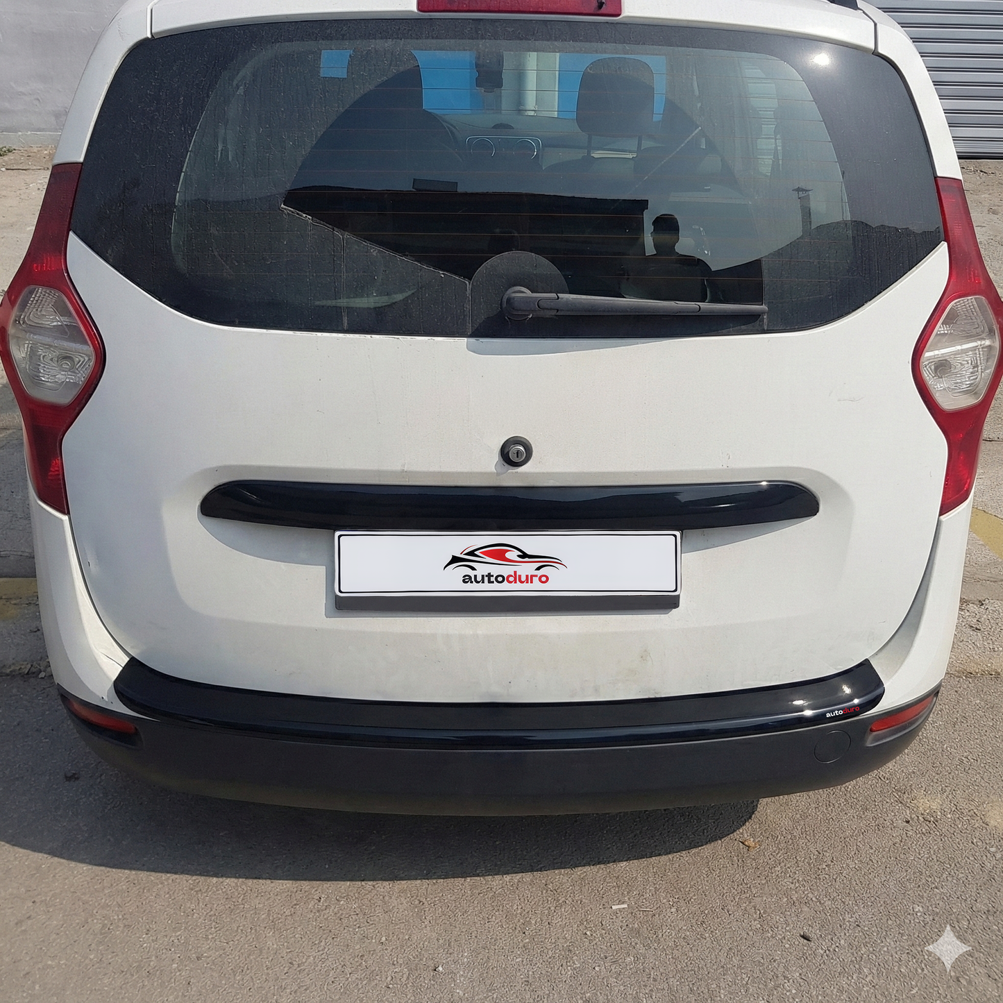 Autoduro Dacia Lodgy 2013 Onwards Rear Bumper Sill Protector Gloss - 39210313-010500-20010101_4