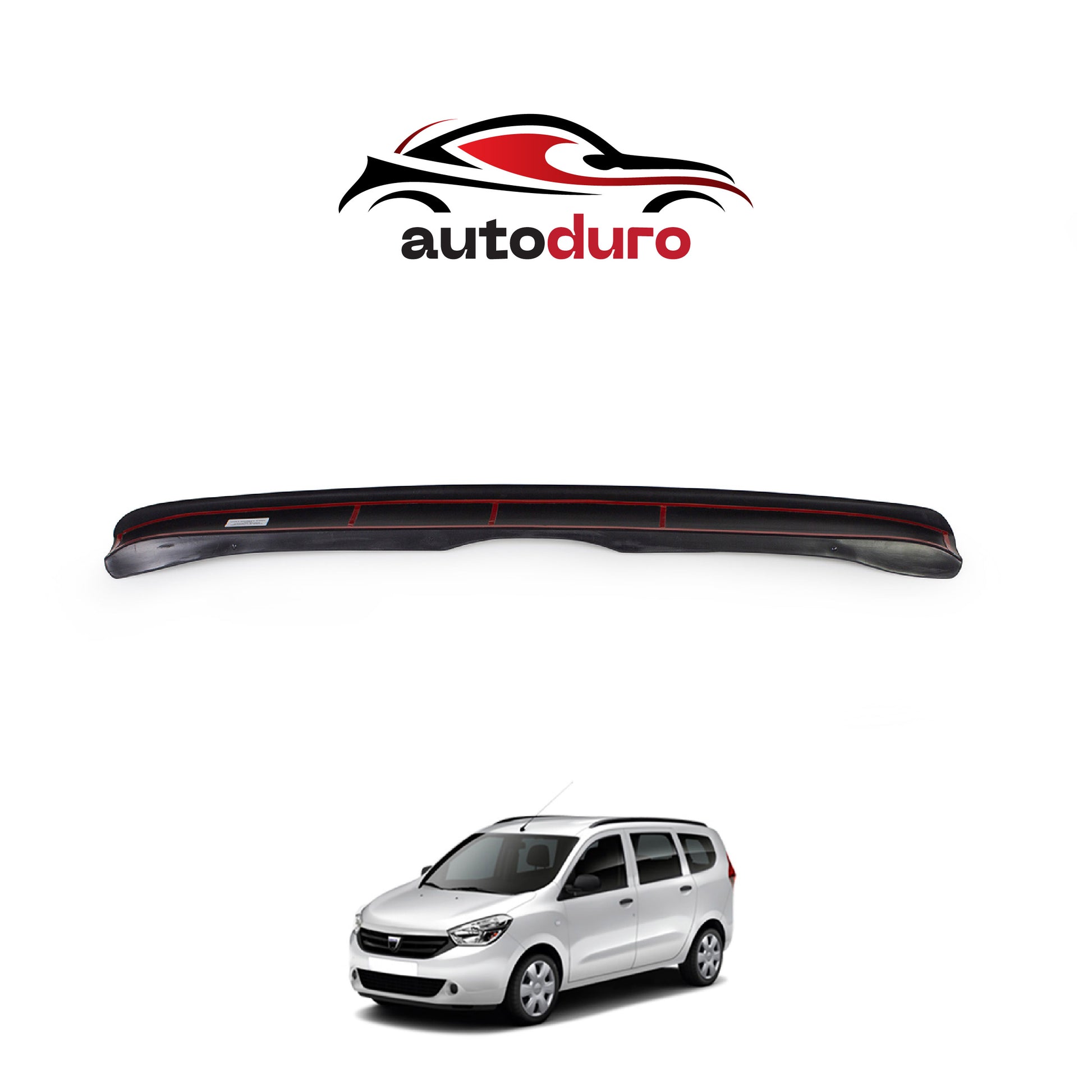 Autoduro Dacia Lodgy 2013 Onwards Rear Bumper Sill Protector Matt - 39210313-010500-20010402_2