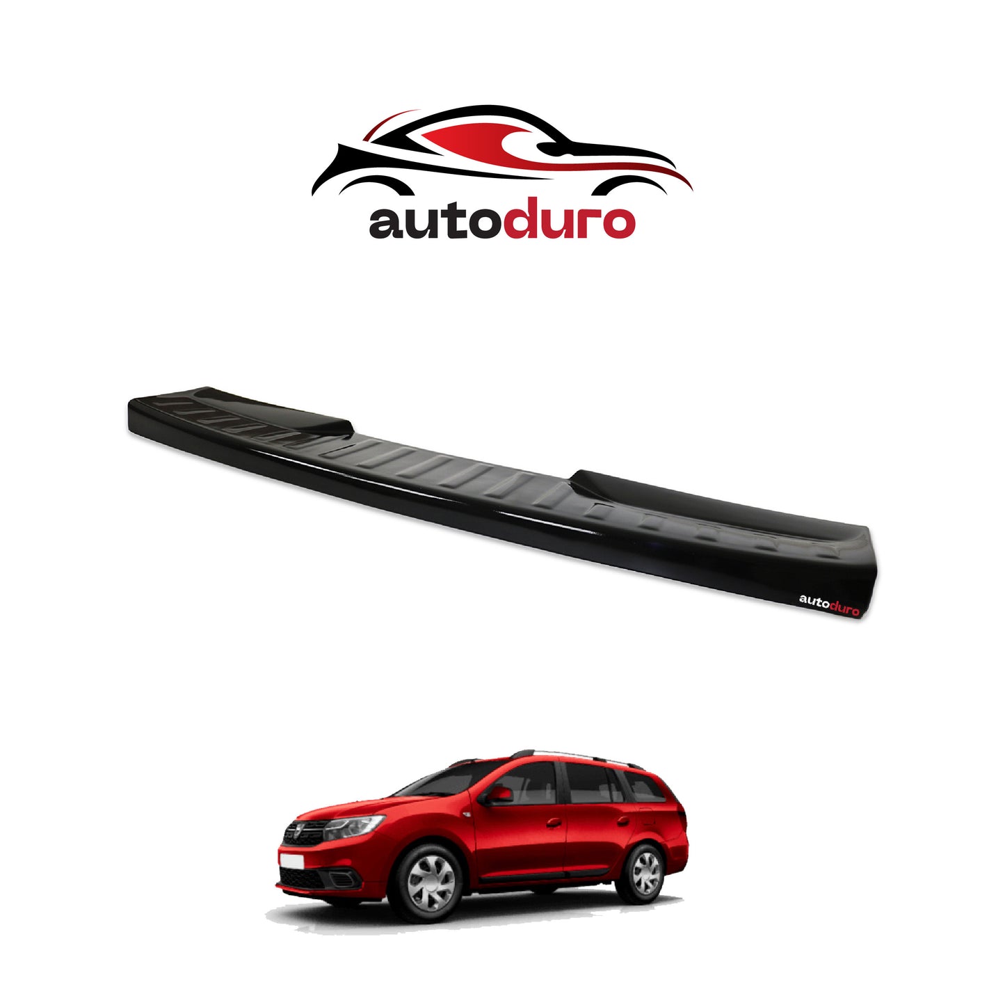 Autoduro Dacia Logan MCV 2013 - 2021 Rear Bumper Sill Protector Gloss - 39210513-010500-20010101_2