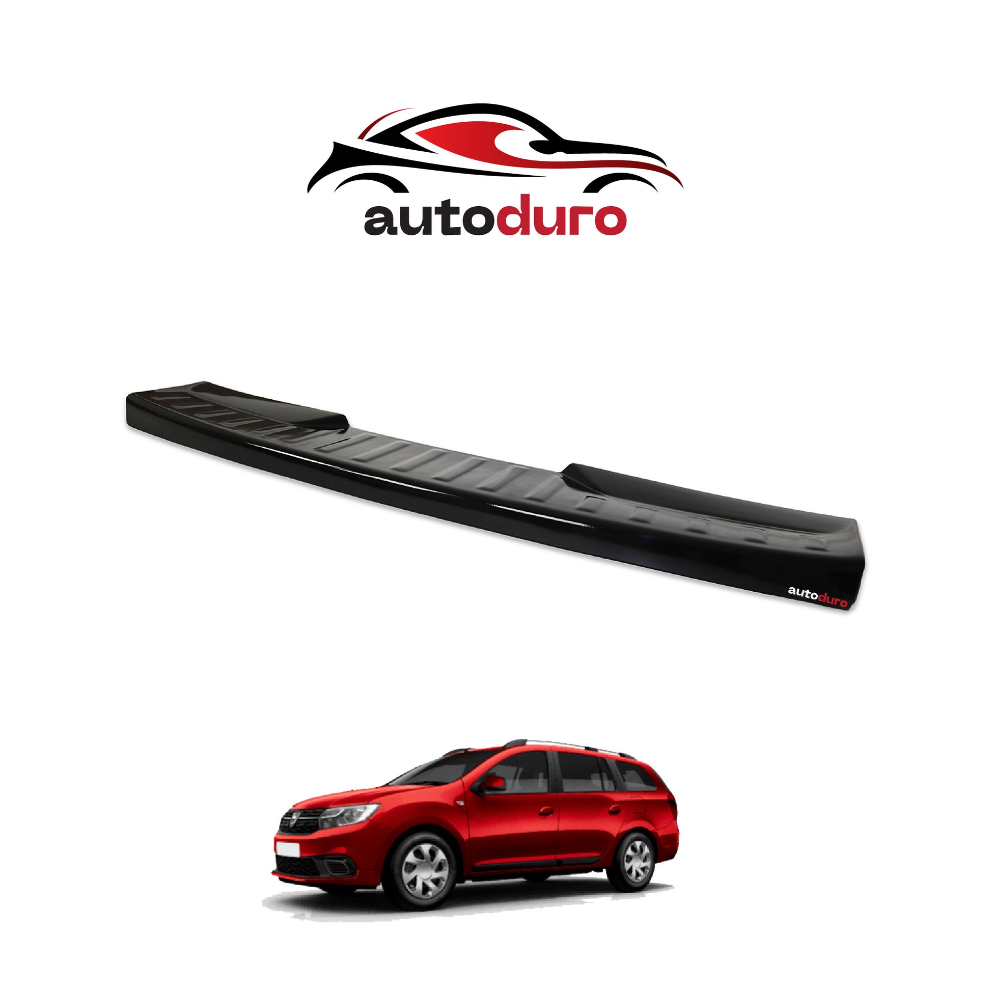 Autoduro Dacia Logan MCV 2013 - 2021 Rear Bumper Sill Protector Gloss - 39210513-010500-20010101_2