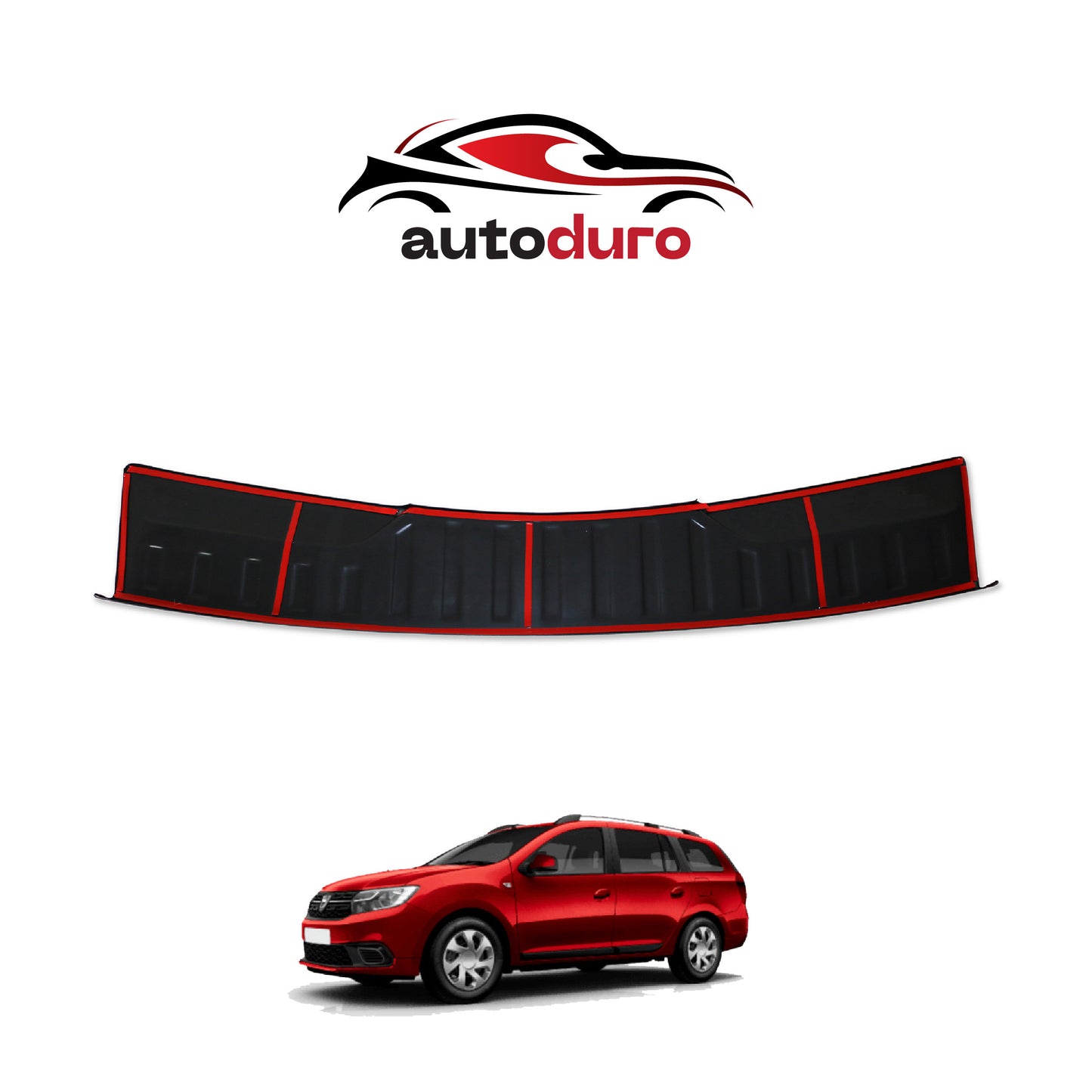 Autoduro Dacia Logan MCV 2013 - 2021 Rear Bumper Sill Protector Gloss - 39210513-010500-20010101_5