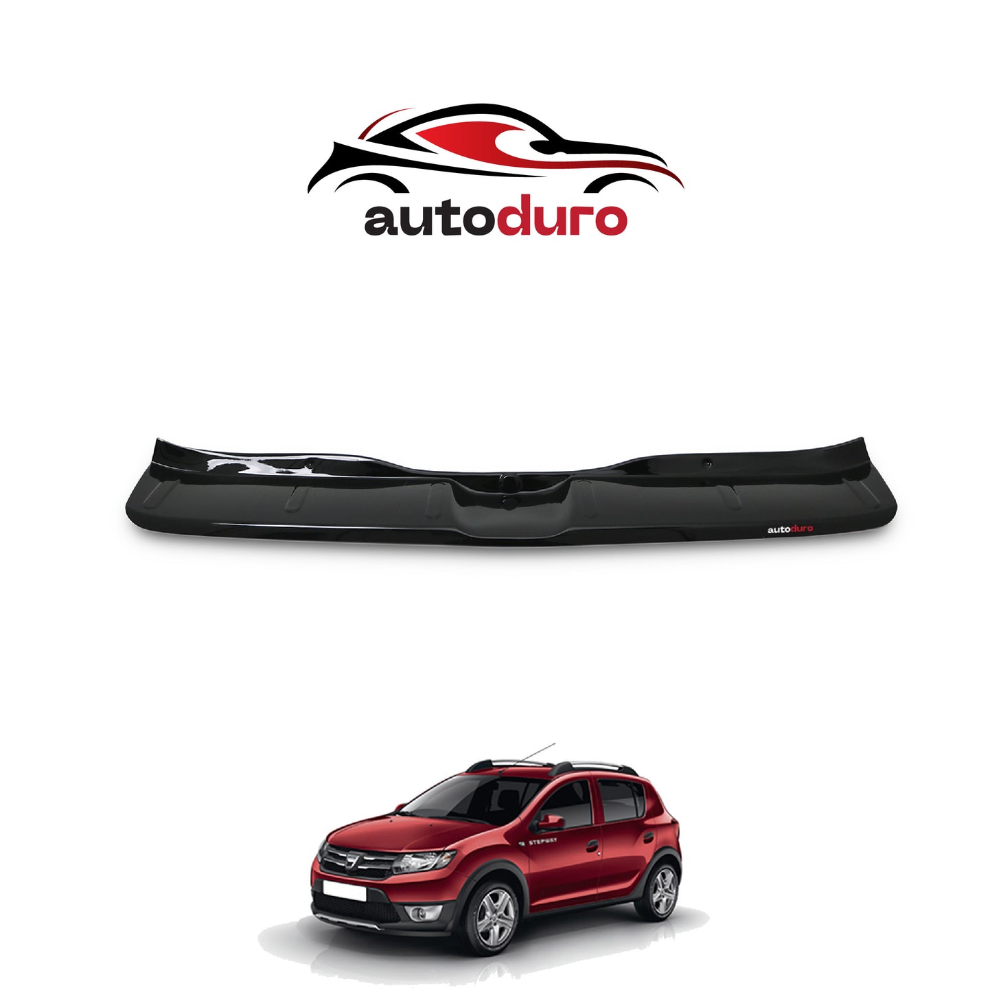 Autoduro Dacia Sandero 2012 - 2020 Rear Bumper Sill Protector Gloss - 39210612-010500-20010101_1