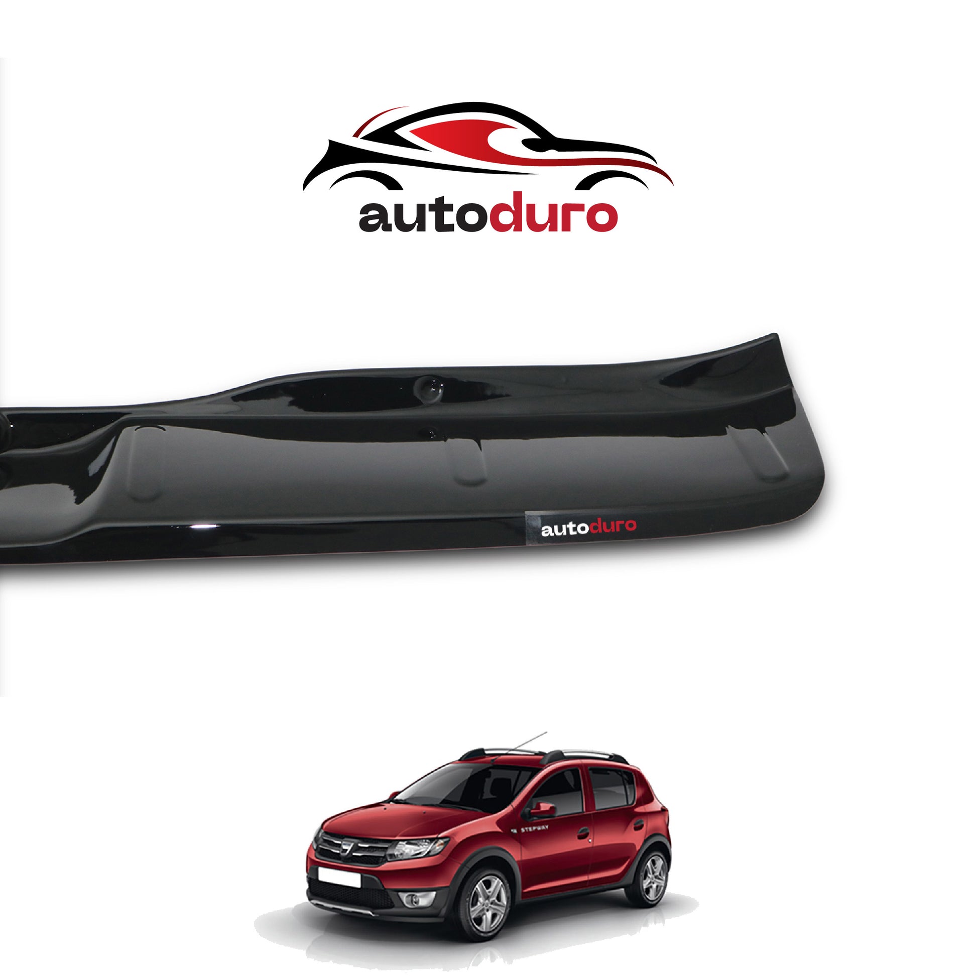 Autoduro Dacia Sandero 2012 - 2020 Rear Bumper Sill Protector Gloss - 39210612-010500-20010101_2