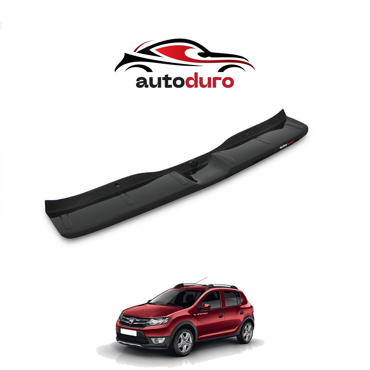 Autoduro Dacia Sandero 2012 - 2020 Rear Bumper Sill Protector Gloss - 39210612-010500-20010101_3