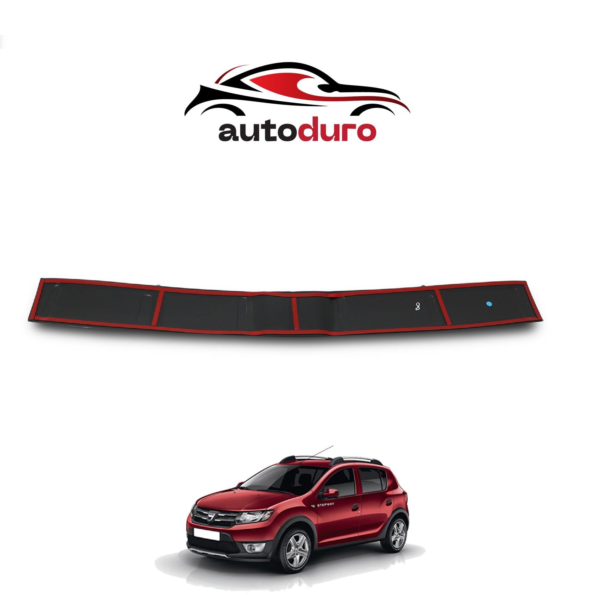 Autoduro Dacia Sandero 2012 - 2020 Rear Bumper Sill Protector Gloss - 39210612-010500-20010101_5