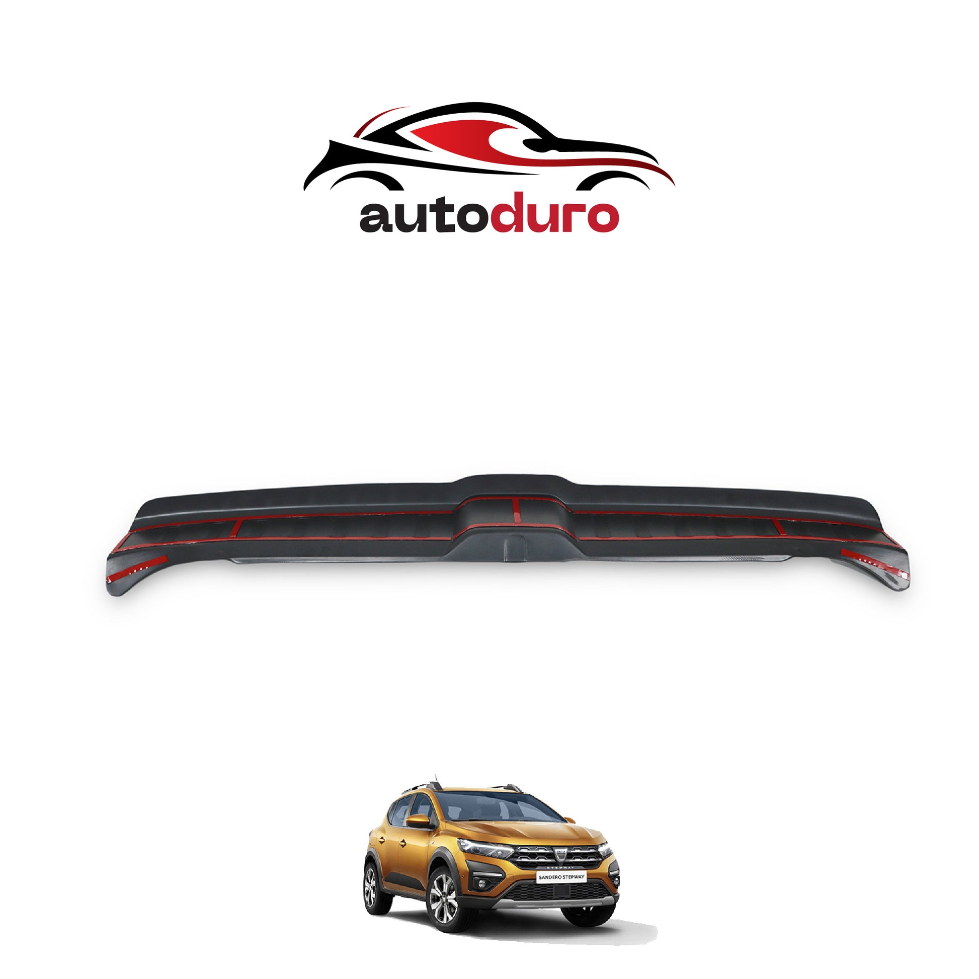 Autoduro Dacia Sandero 2021 Onwards Rear Bumper Sill Protector Gloss - 39210621-010500-20010101_5