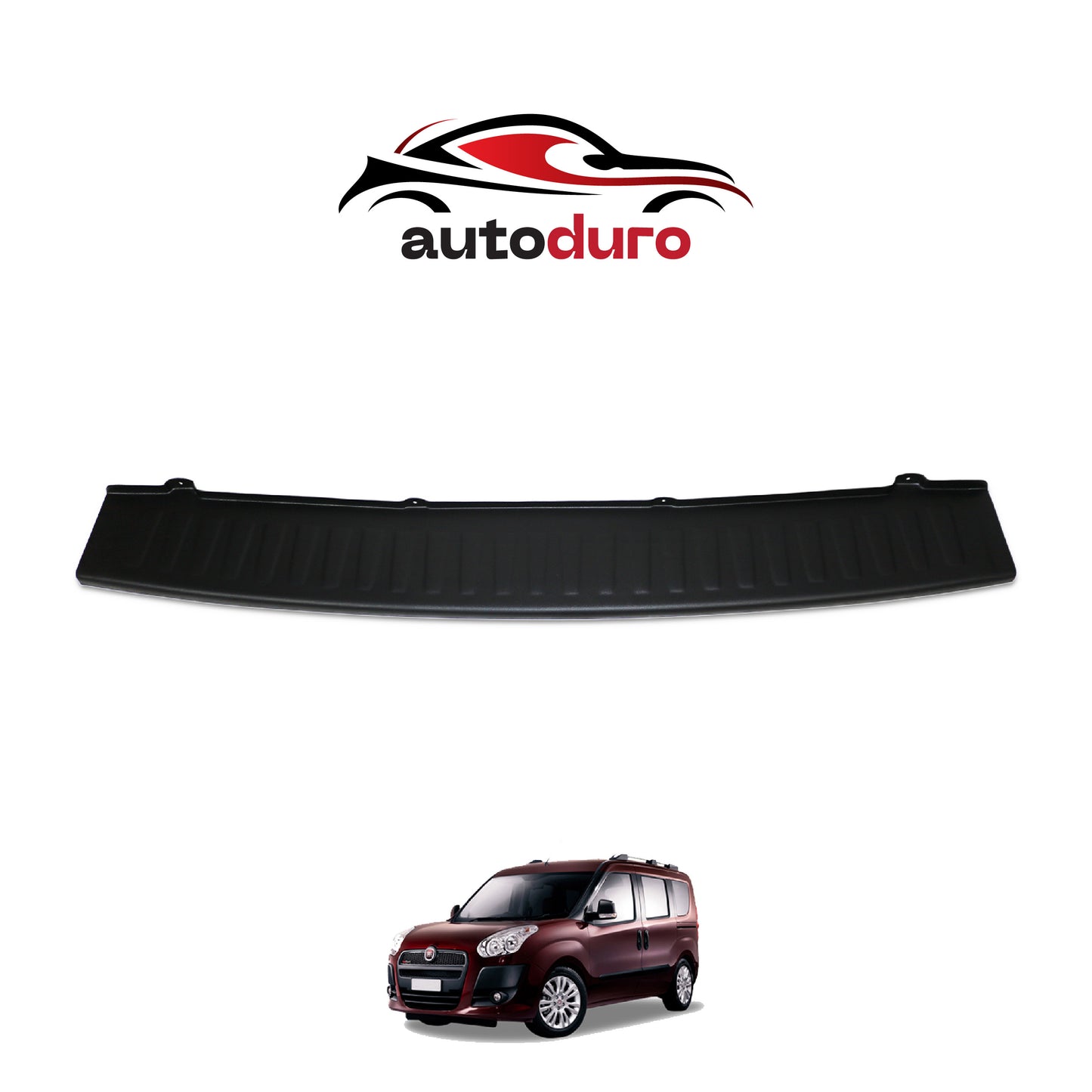 Autoduro Fiat Doblo 2010 - 2023 Rear Bumper Sill Protector Matt - 39290310-010500-20010402_1