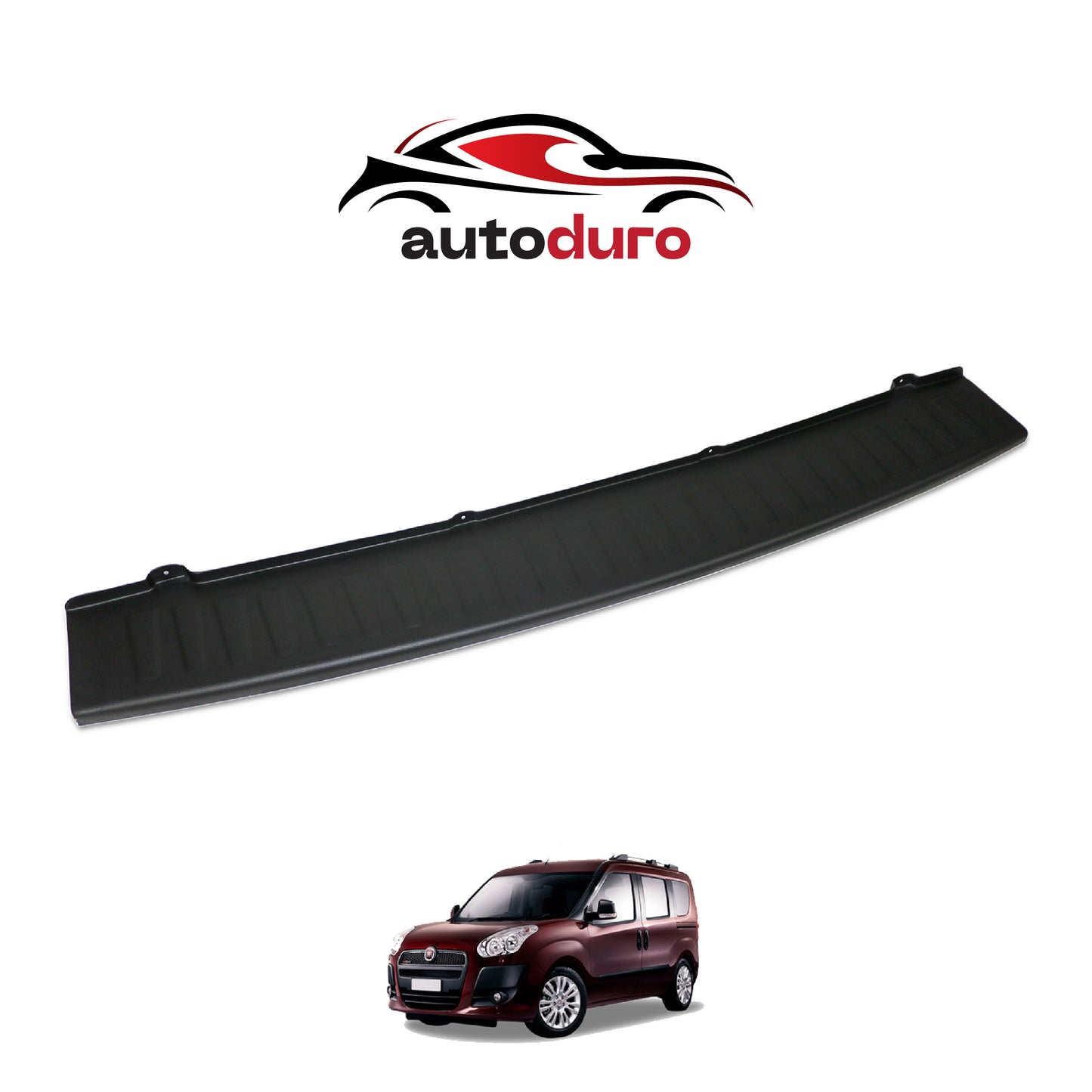 Autoduro Fiat Doblo 2010 - 2023 Rear Bumper Sill Protector Matt - 39290310-010500-20010402_2