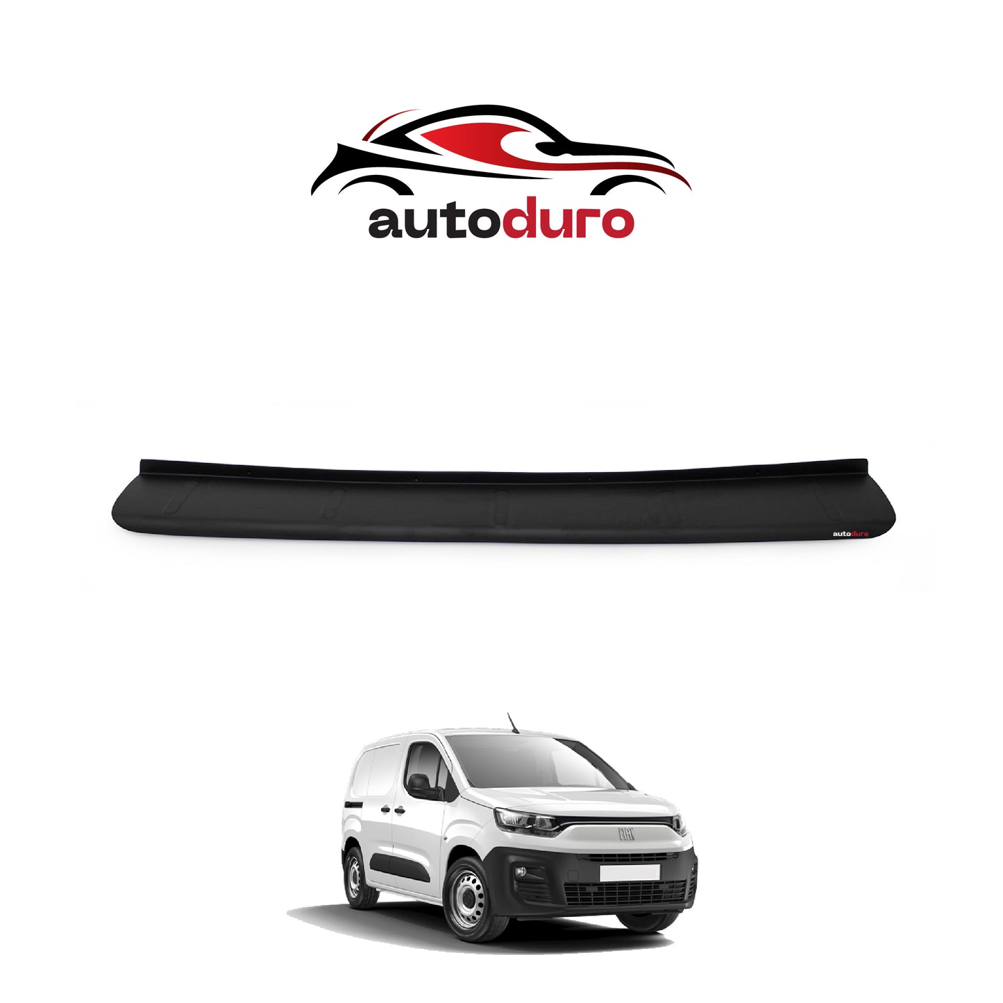 Autoduro Fiat Doblo 2010 - 2023 Rear Bumper Sill Protector Matt - 39290310-010500-20010402_8