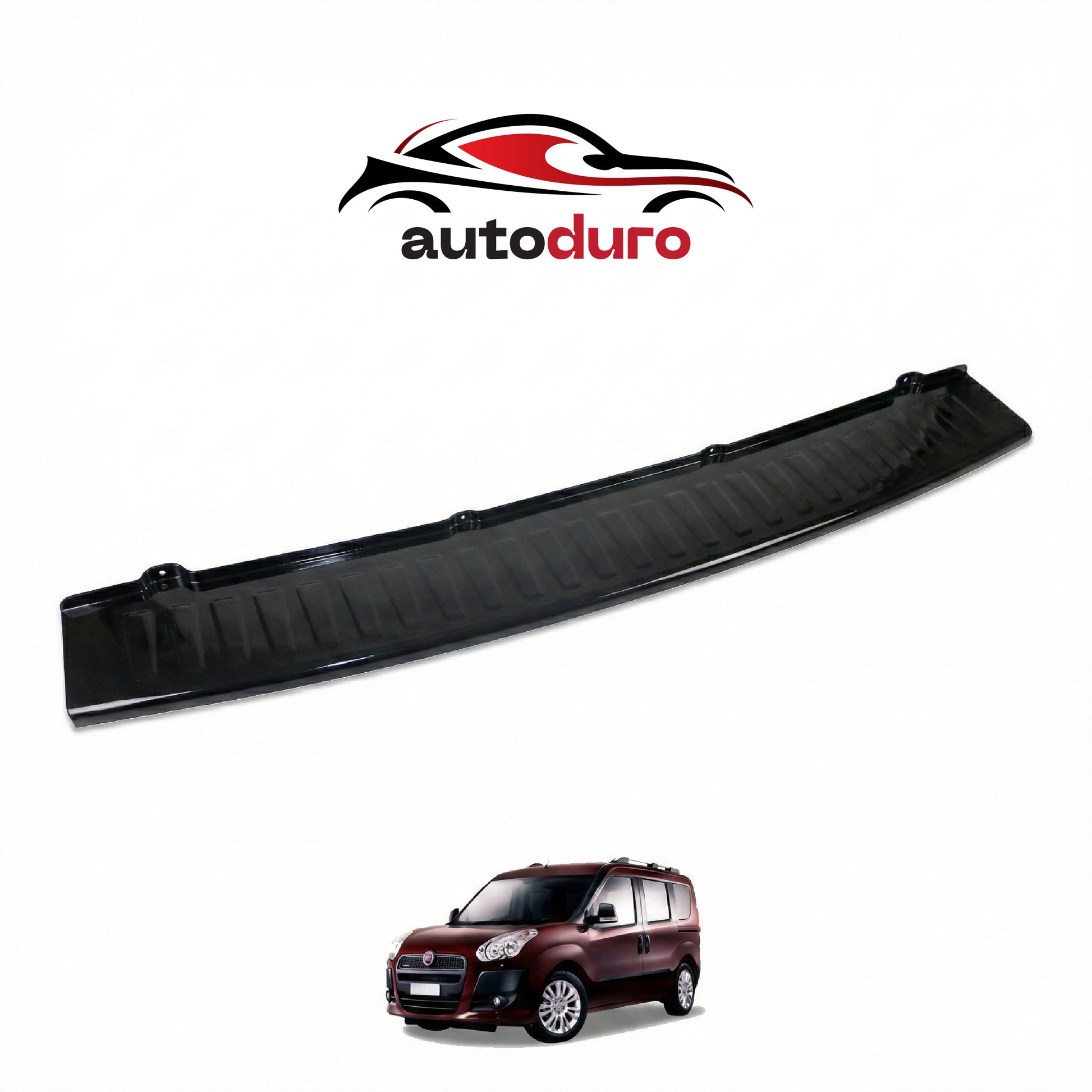 Autoduro Fiat Egea 2015 Onwards Rear Bumper Sill Protector Gloss - 39290615-010500-20010101_2