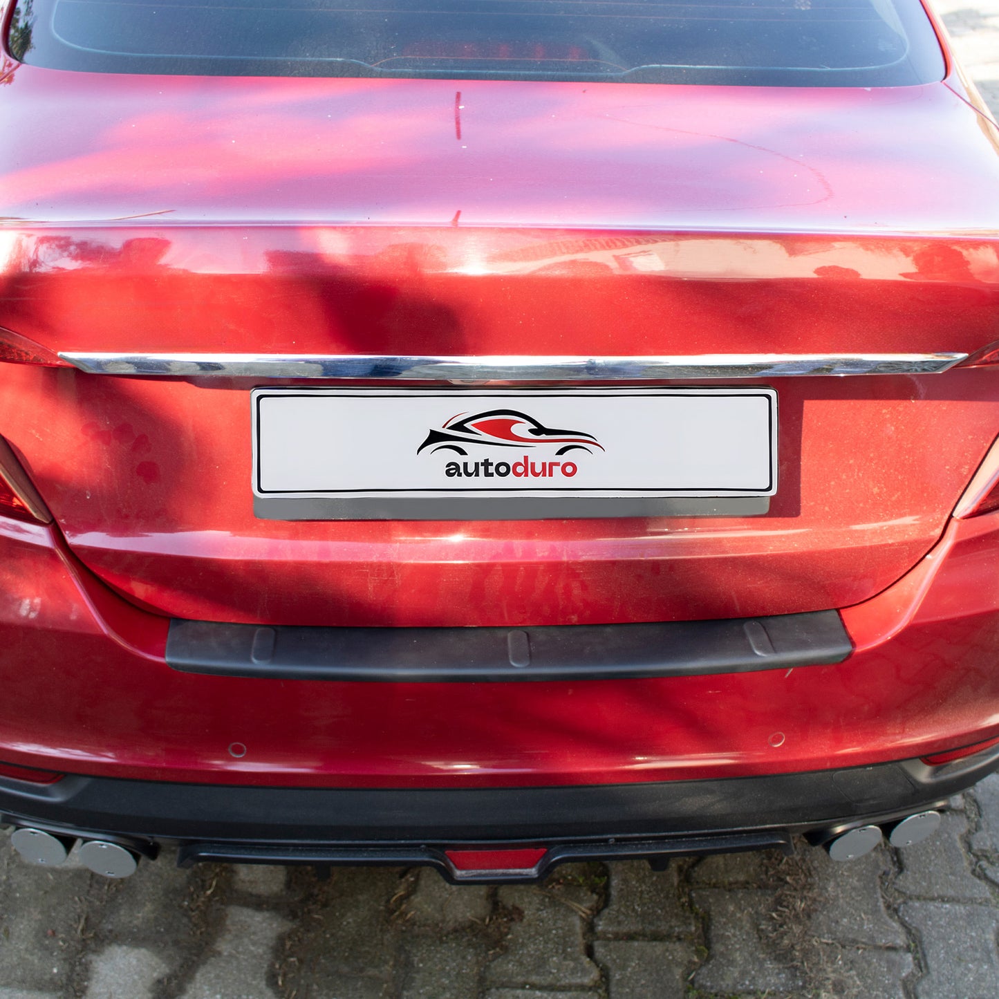 Autoduro Fiat Egea 2015 Onwards Rear Bumper Sill Protector Matt - 39290615-010500-20010402_5