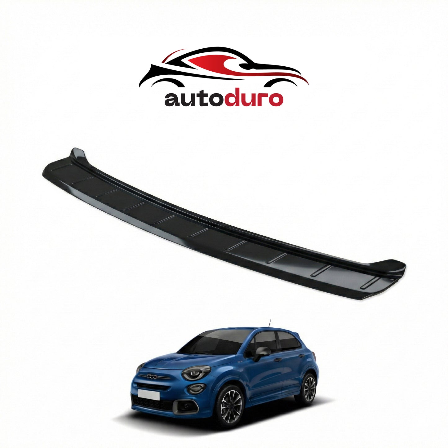 Autoduro Fiat 500X Sport 2020 Onwards Rear Bumper Sill Protector Matt - 39291820-010500-20010402_10