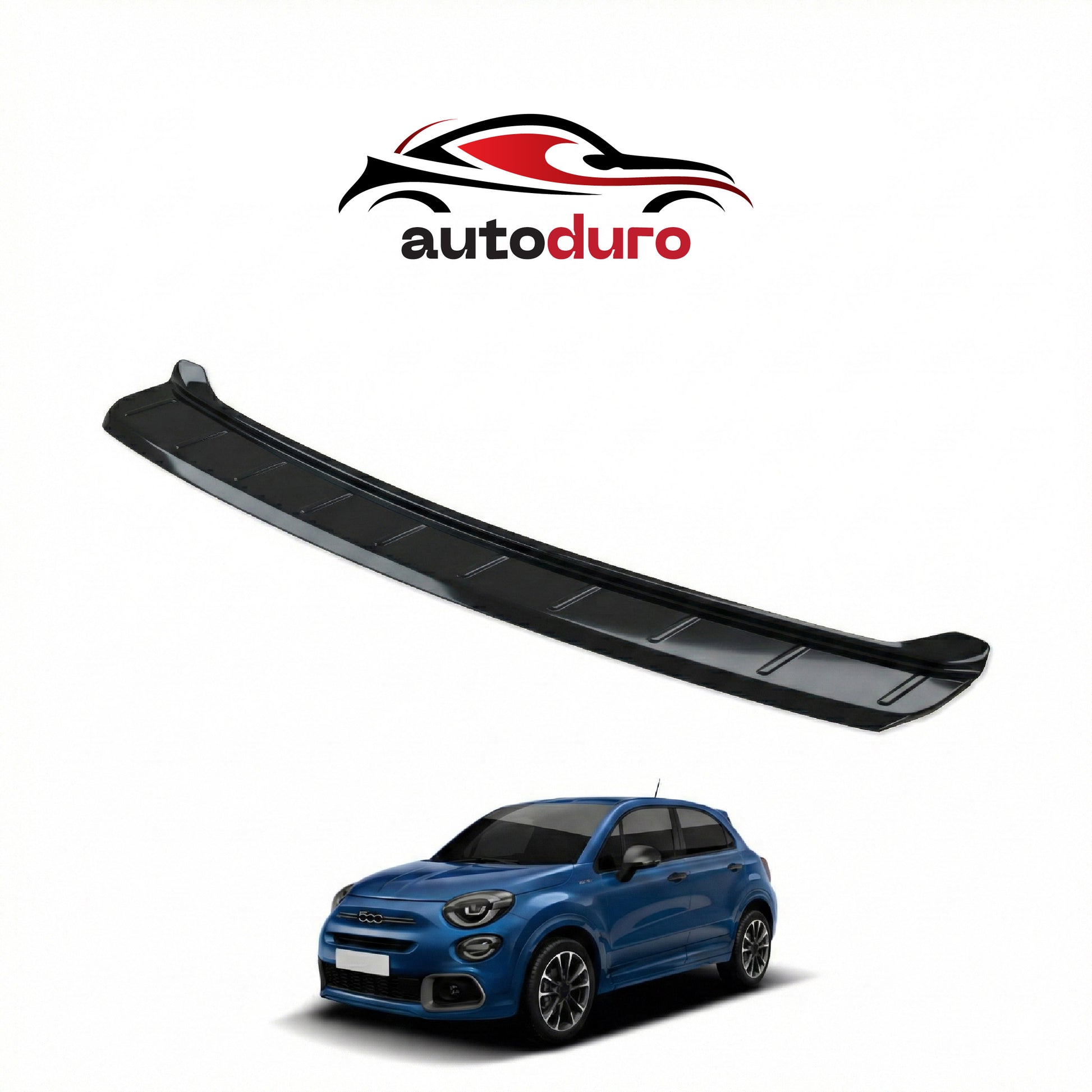 Autoduro Fiat 500X Sport 2020 Onwards Rear Bumper Sill Protector Matt - 39291820-010500-20010402_10
