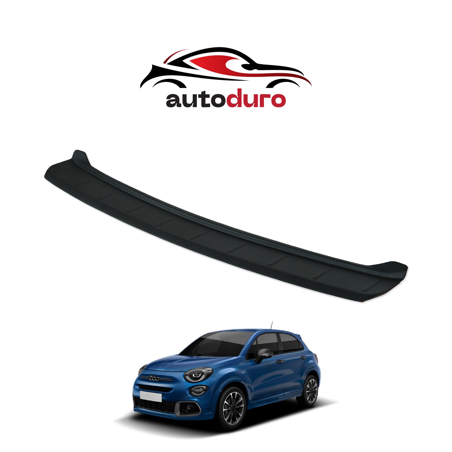 Autoduro Fiat 500X Sport 2020 Onwards Rear Bumper Sill Protector Matt - 39291820-010500-20010402_2