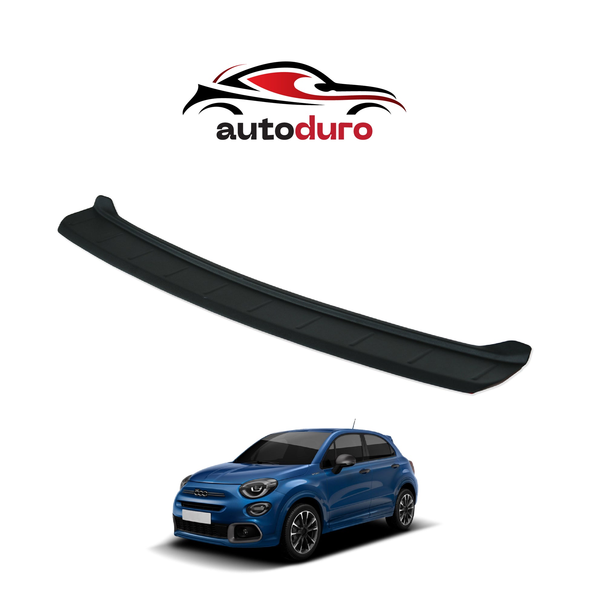 Autoduro Fiat 500X Sport 2020 Onwards Rear Bumper Sill Protector Matt - 39291820-010500-20010402_2