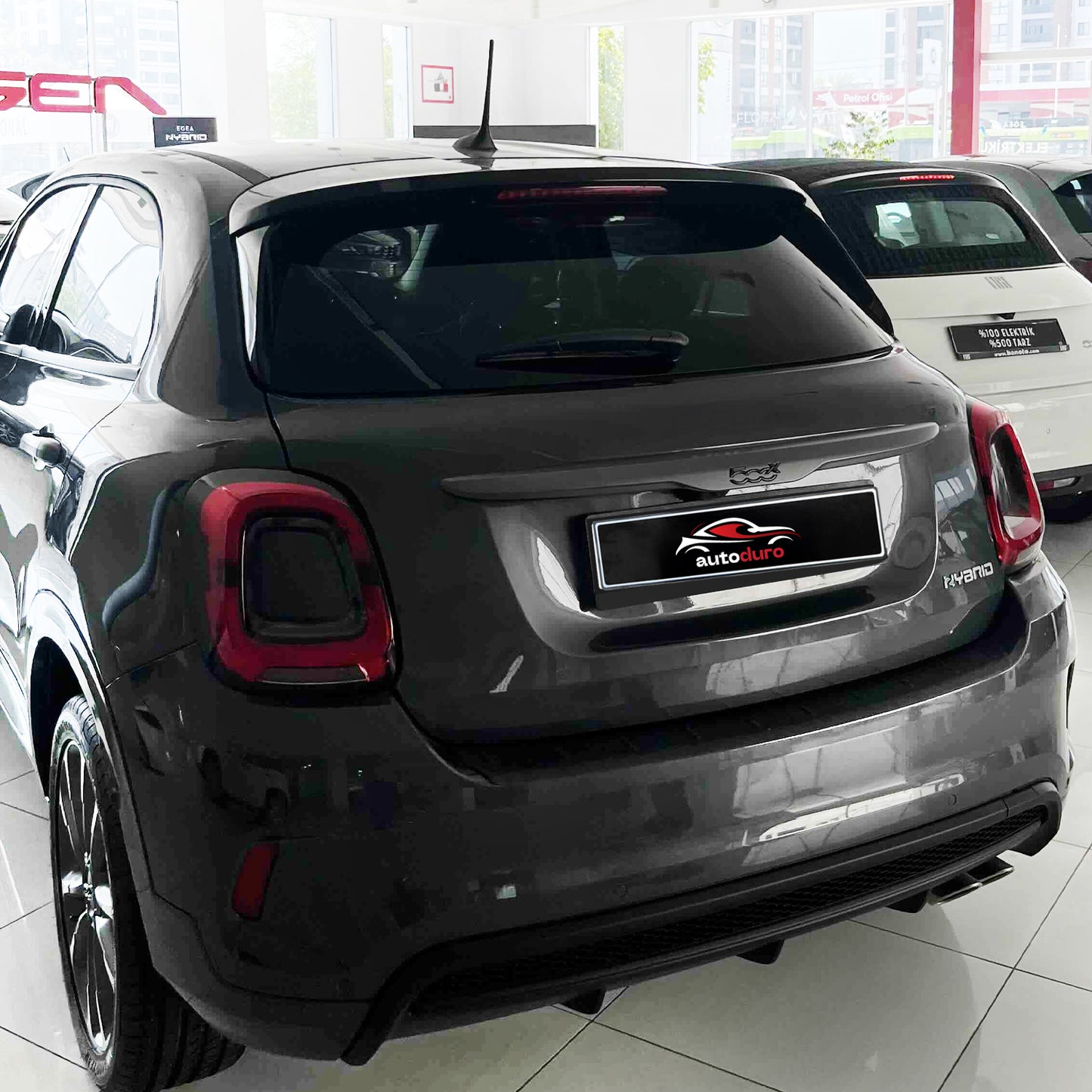 Autoduro Fiat 500X Sport 2020 Onwards Rear Bumper Sill Protector Matt - 39291820-010500-20010402_8