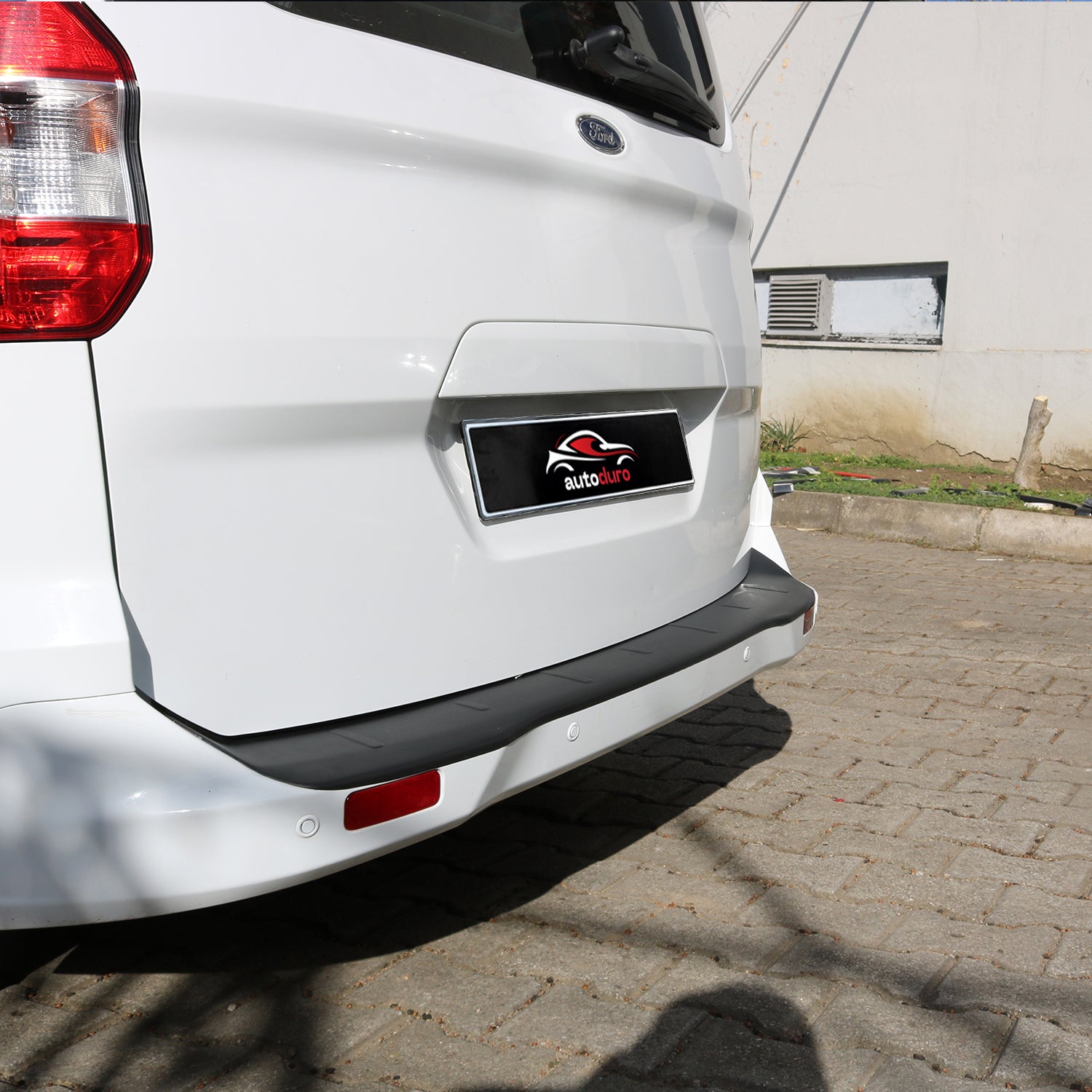 Autoduro Ford Courier 2014 - 2018 Rear Bumper Sill Protector Matt - 39300214-010500-20010402_20