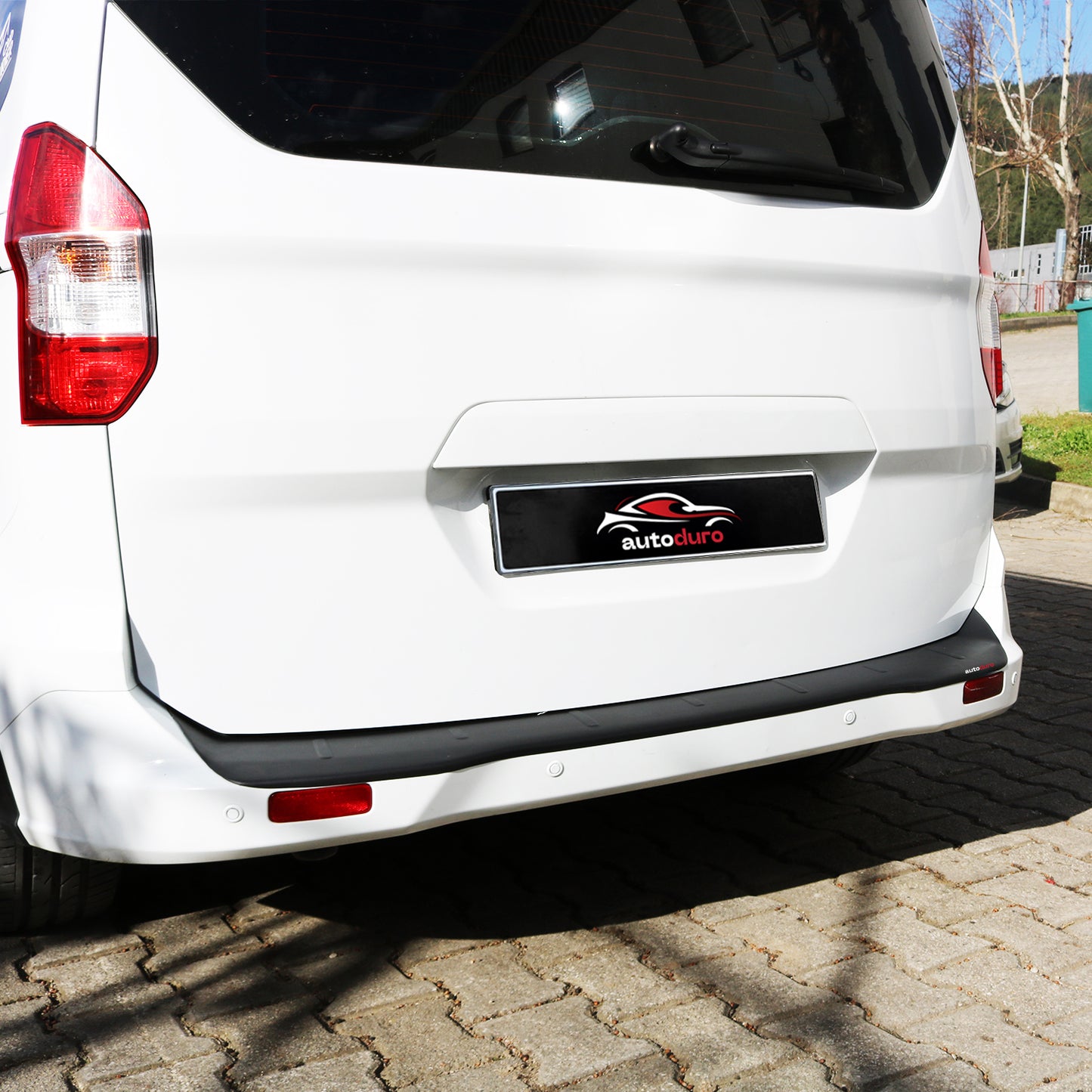 Autoduro Ford Courier 2014 - 2018 Rear Bumper Sill Protector Matt - 39300214-010500-20010402_7