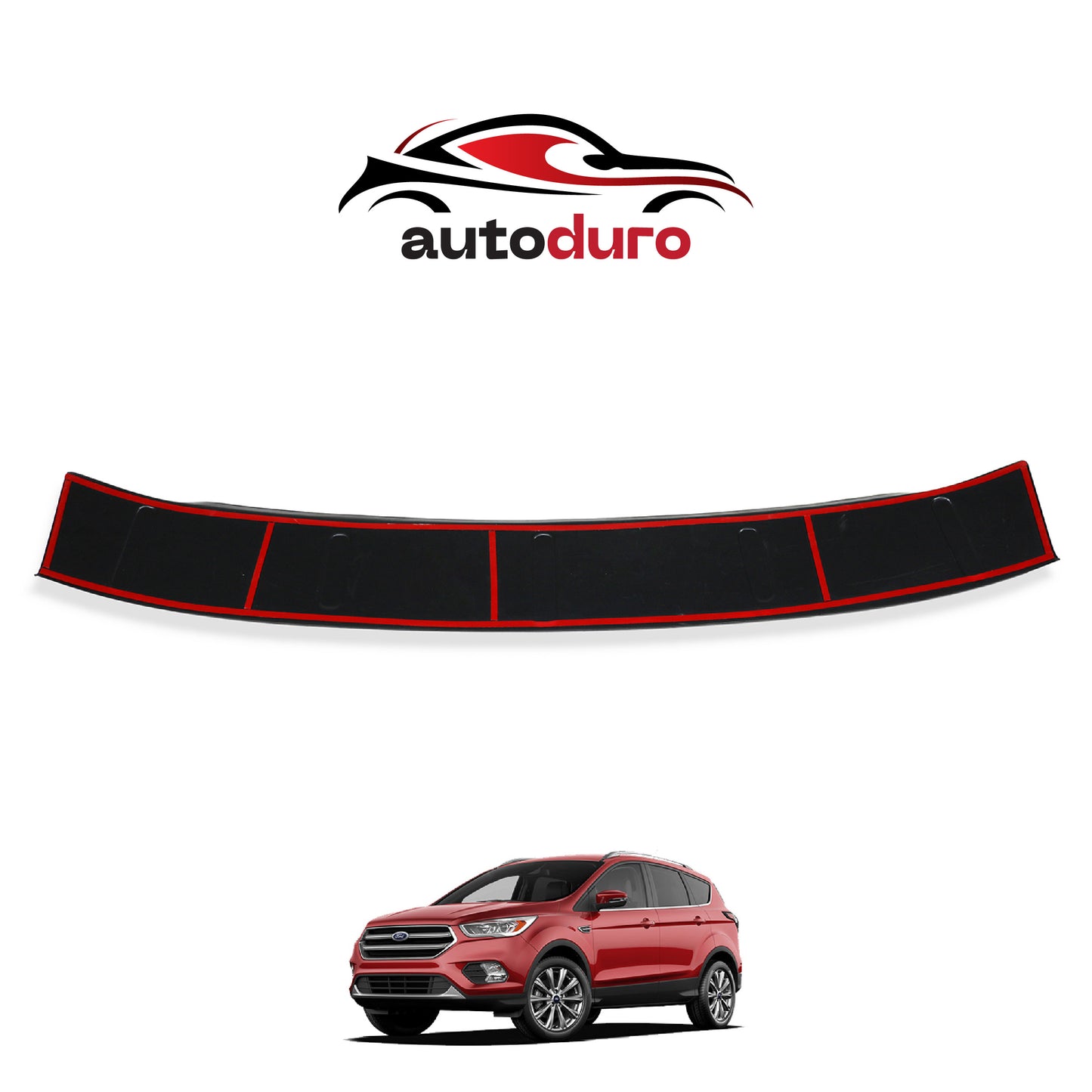 Autoduro Ford Kuga 2013 - 2016 Rear Bumper Sill Protector Matt - 39300713-010500-20010402_4