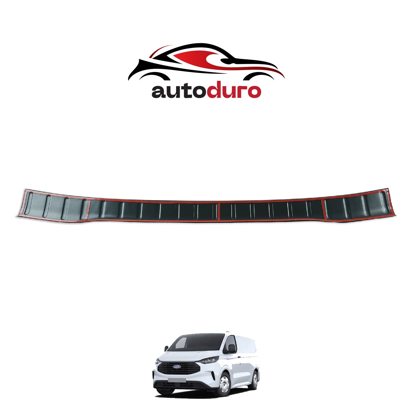 Autoduro Ford Custom 2023 Onwards Rear Bumper Sill Protector Gloss - 39301323-010500-20010101_5