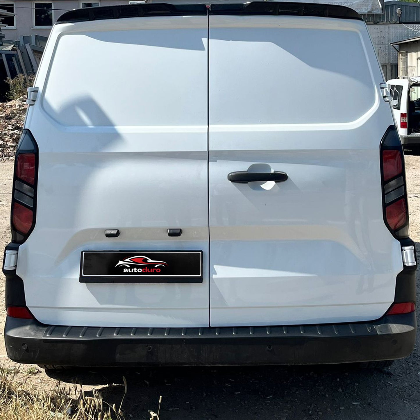 Autoduro Ford Custom 2023 Onwards Rear Bumper Sill Protector Matt - 39301323-010500-20010402_6