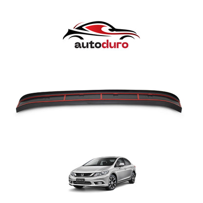 Autoduro Honda Civic 2012 - 2015 Rear Bumper Sill Protector Gloss - 39340212-010500-20010101_2
