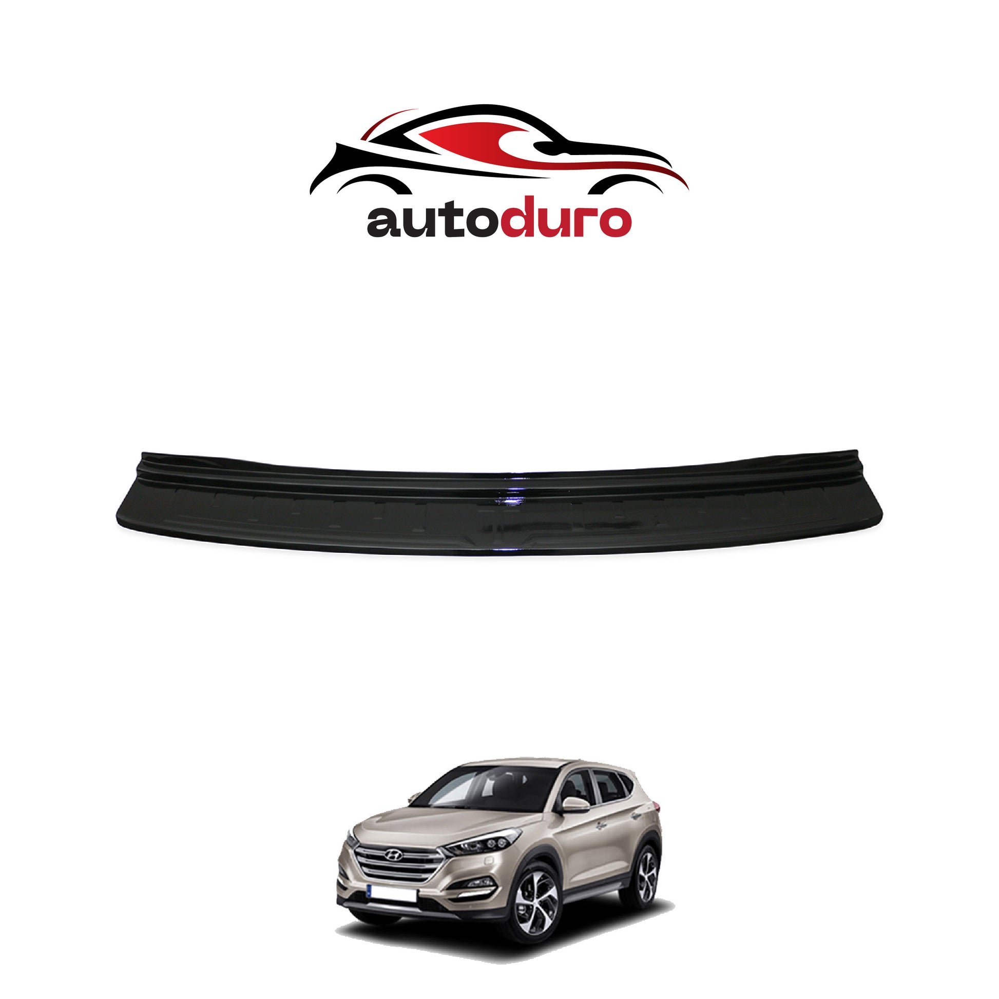 Autoduro Hyundai Tucson 2018 - 2020 Rear Bumper Sill Protector Gloss - 39360818-010500-20010101_1