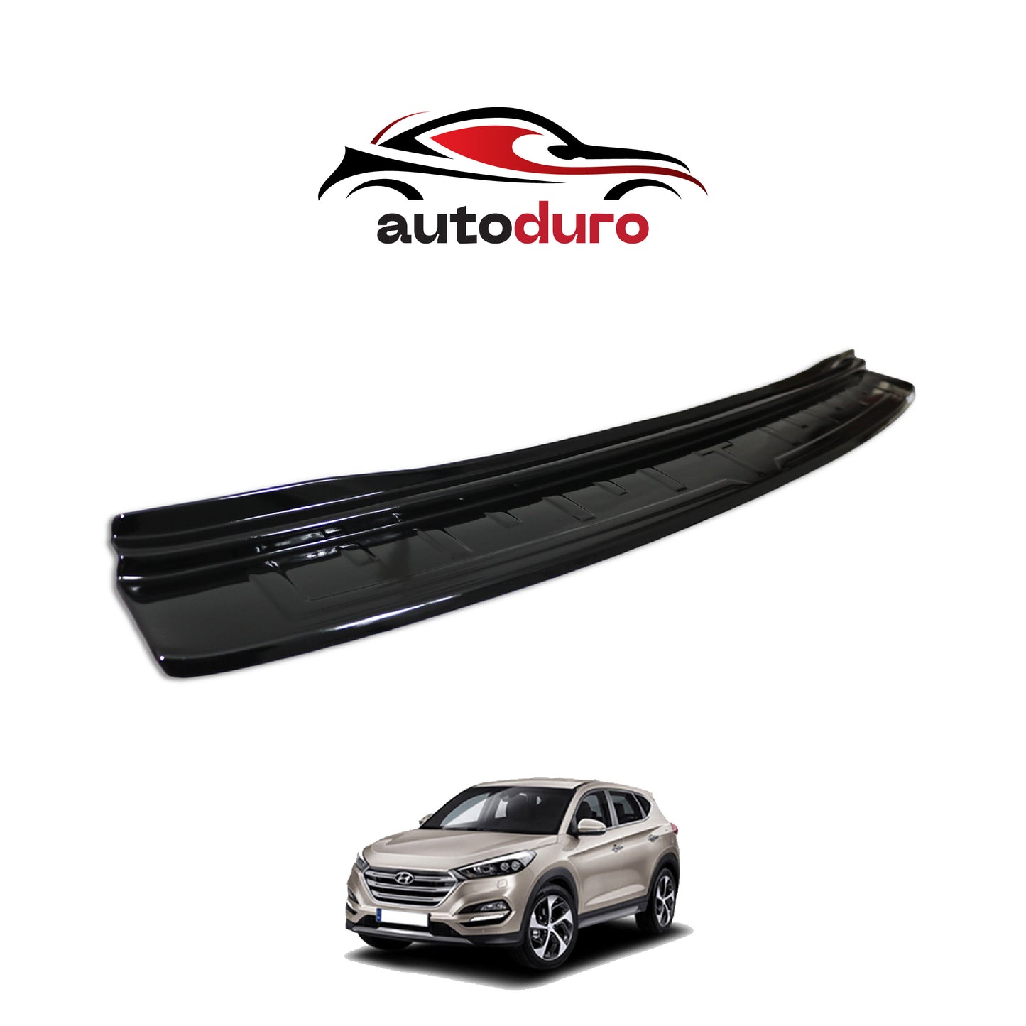 Autoduro Hyundai Tucson 2018 - 2020 Rear Bumper Sill Protector Gloss - 39360818-010500-20010101_3