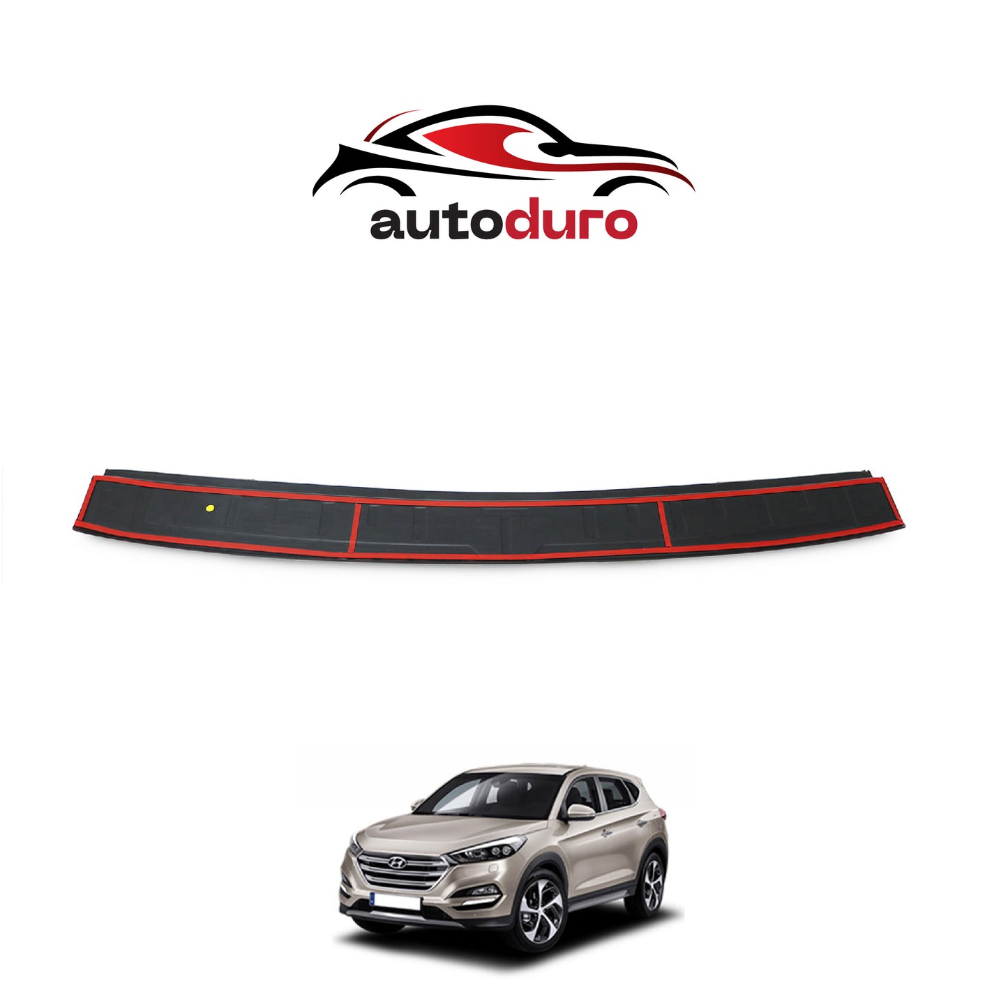 Autoduro Hyundai Tucson 2018 - 2020 Rear Bumper Sill Protector Matt - 39360818-010500-20010402_5