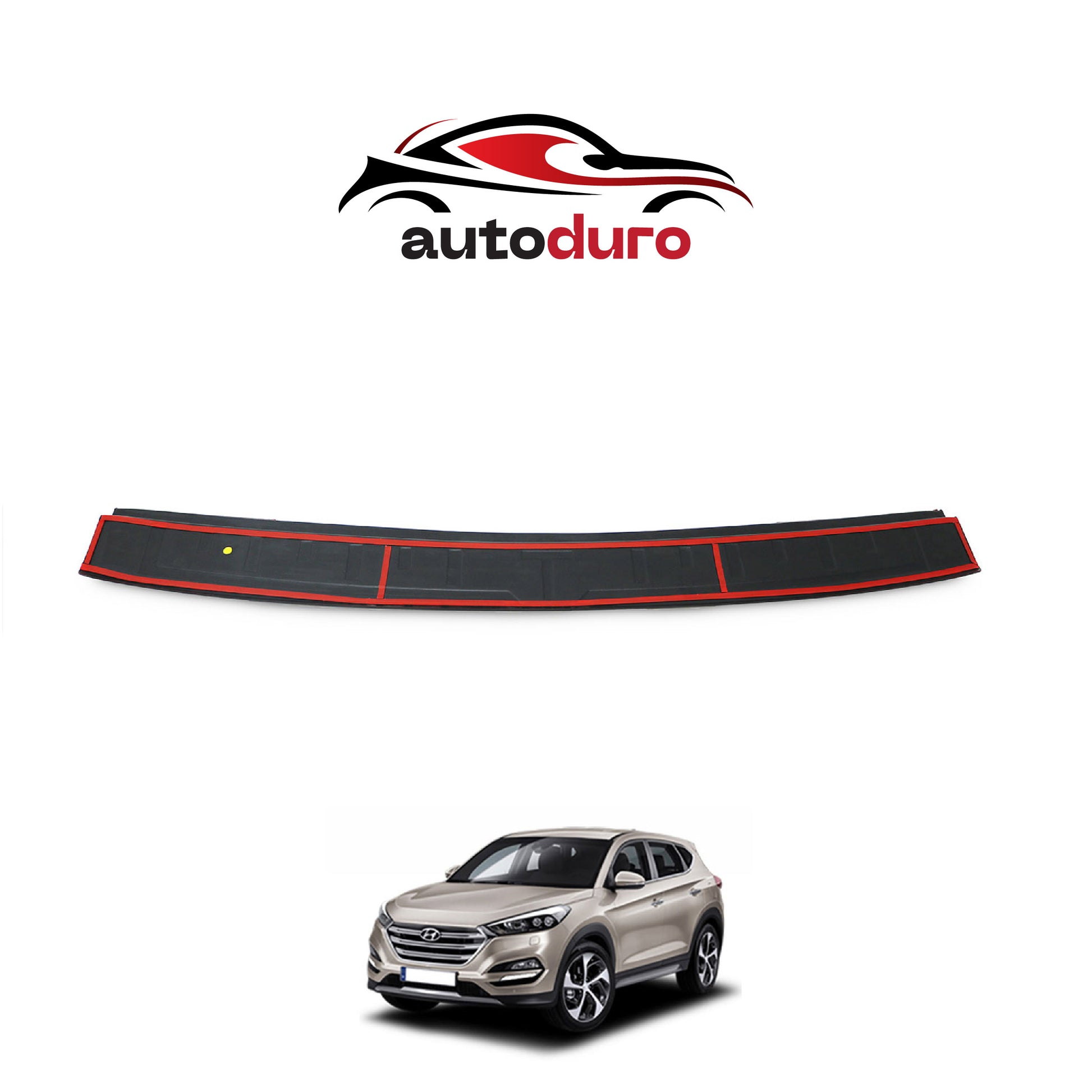 Autoduro Hyundai Tucson 2018 - 2020 Rear Bumper Sill Protector Matt - 39360818-010500-20010402_5
