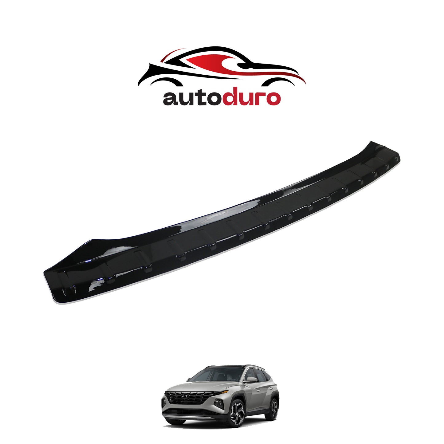 Autoduro Hyundai Tucson 2021 Onwards Rear Bumper Sill Protector Gloss - 39360821-010500-20010101_2