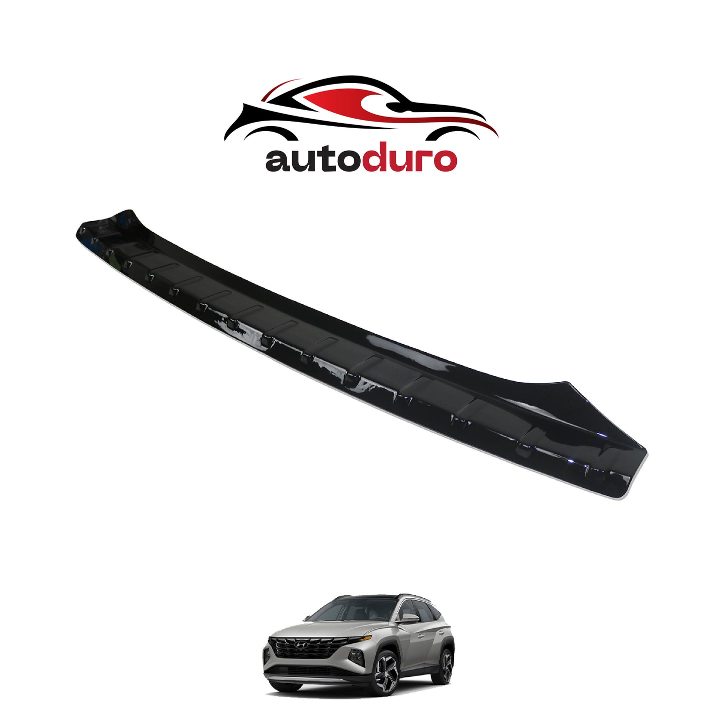 Autoduro Hyundai Tucson 2021 Onwards Rear Bumper Sill Protector Gloss - 39360821-010500-20010101_3