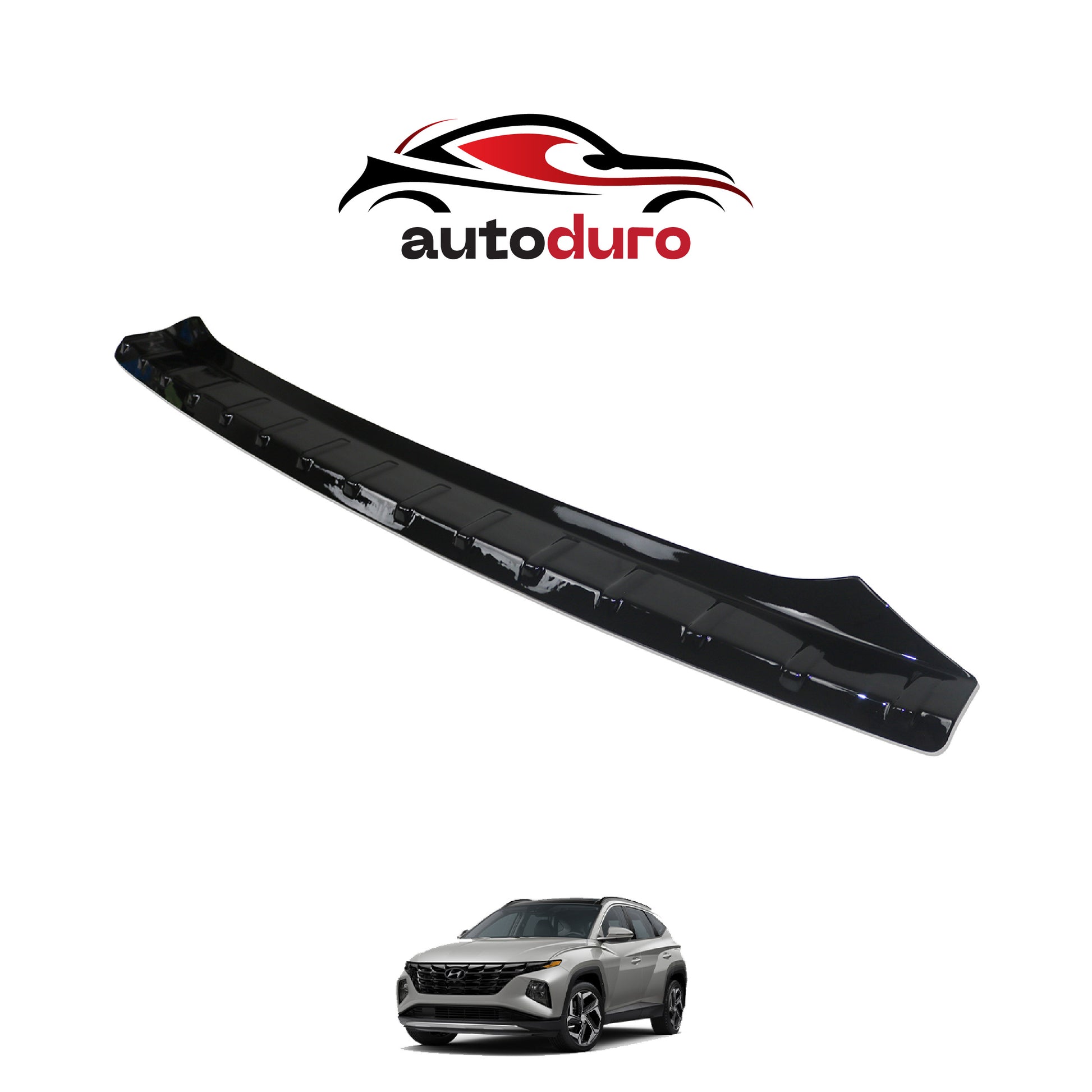 Autoduro Hyundai Tucson 2021 Onwards Rear Bumper Sill Protector Gloss - 39360821-010500-20010101_3