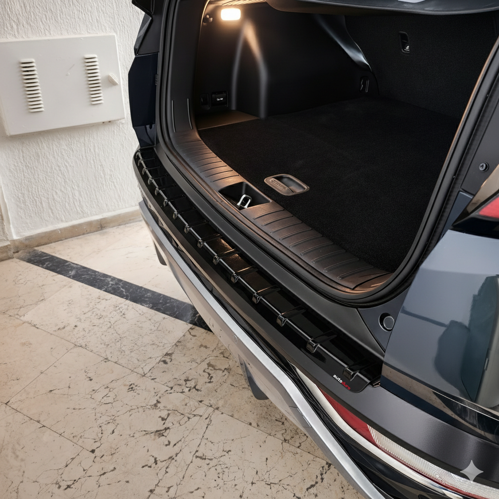 Autoduro Hyundai Tucson 2021 Onwards Rear Bumper Sill Protector Gloss - 39360821-010500-20010101_6