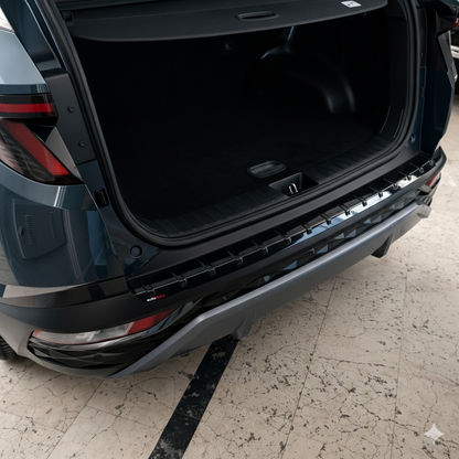 Autoduro Hyundai Tucson 2021 Onwards Rear Bumper Sill Protector Gloss - 39360821-010500-20010101_7
