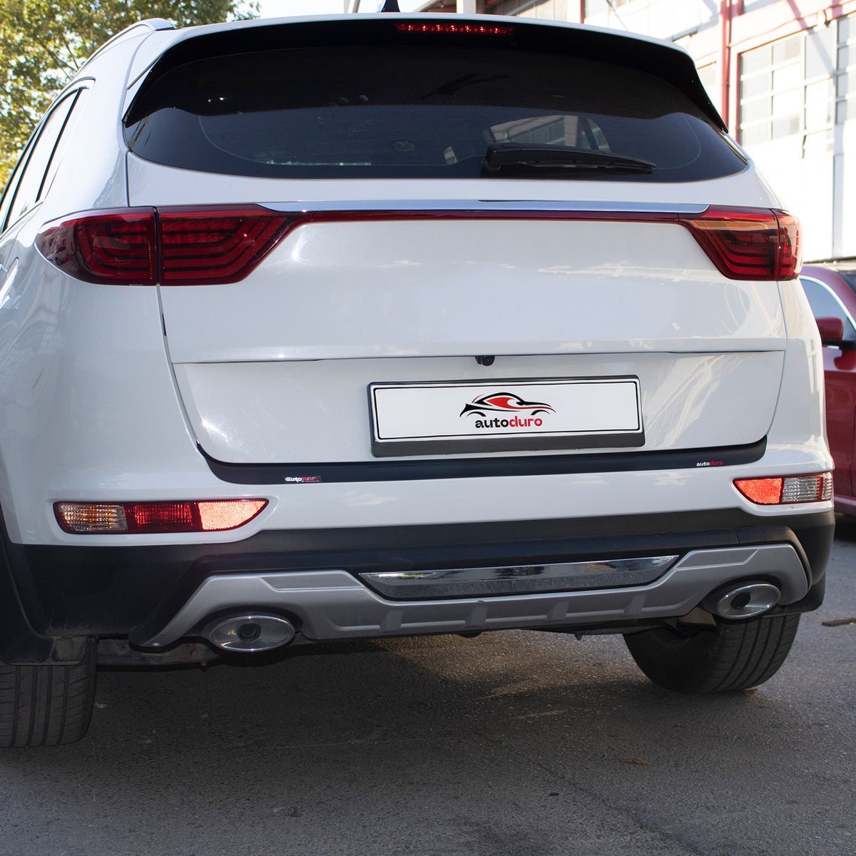 Autoduro Kia Sportage 2016 - 2019 Rear Bumper Sill Protector Matt - 39430516-010500-20010402_6