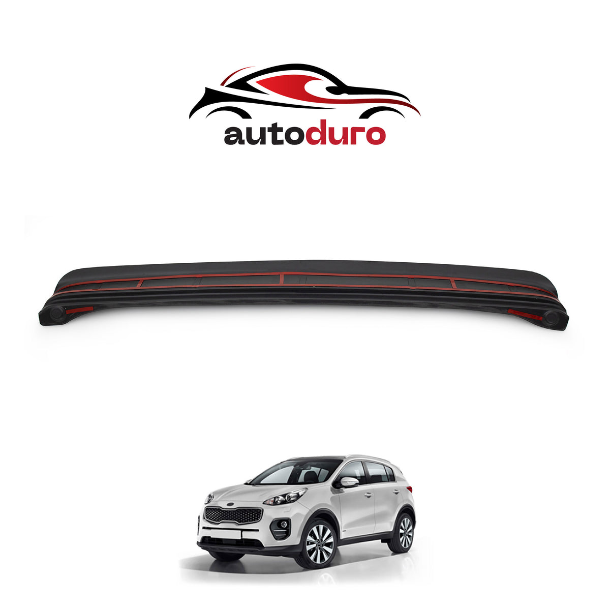 Autoduro Kia Sportage 2019 - 2021 Rear Bumper Sill Protector Gloss - 39430518-010500-20010101_2