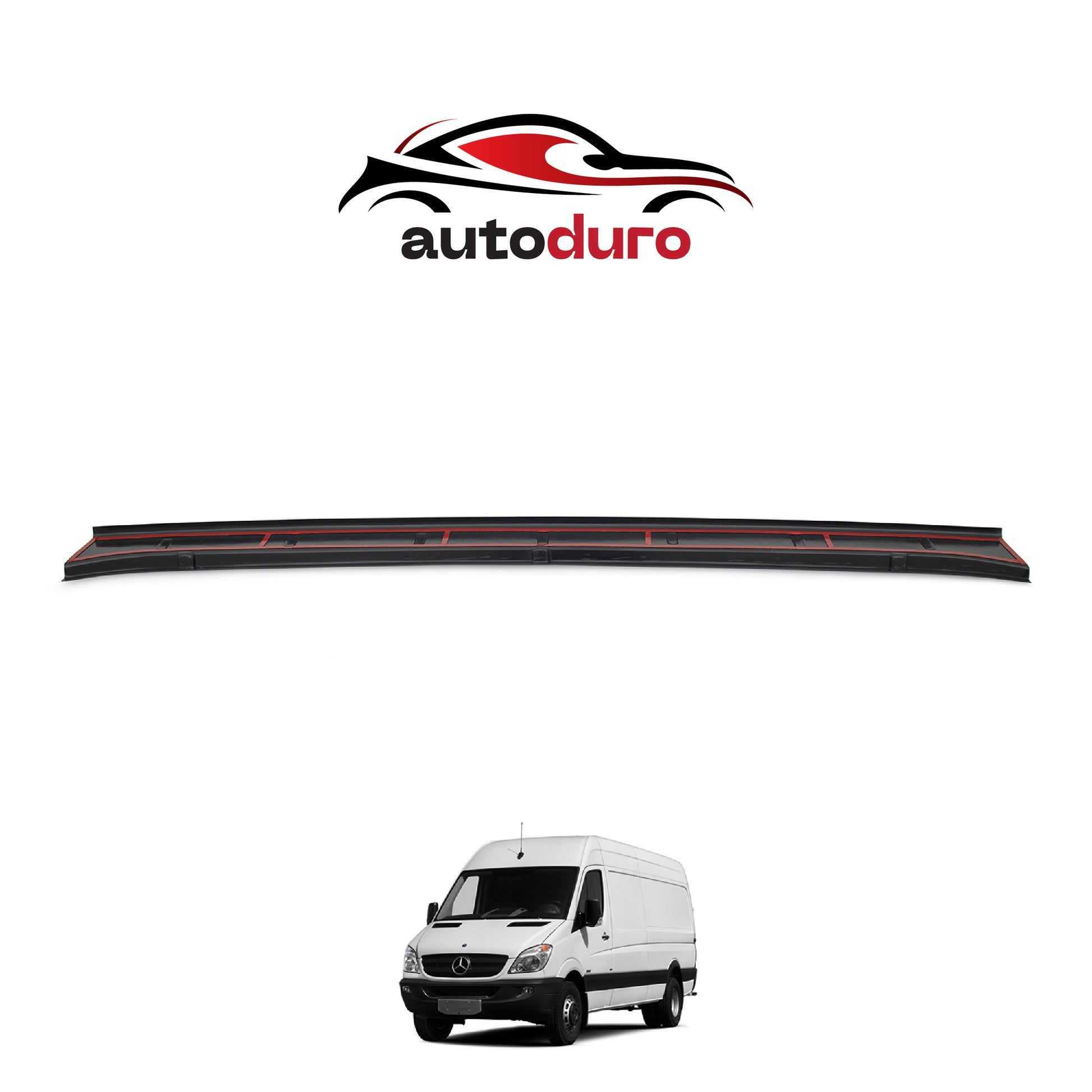 Autoduro Mercedes Sprinter 2006 - 2012 Rear Bumper Sill Protector Gloss - 39550206-010500-20010101_2