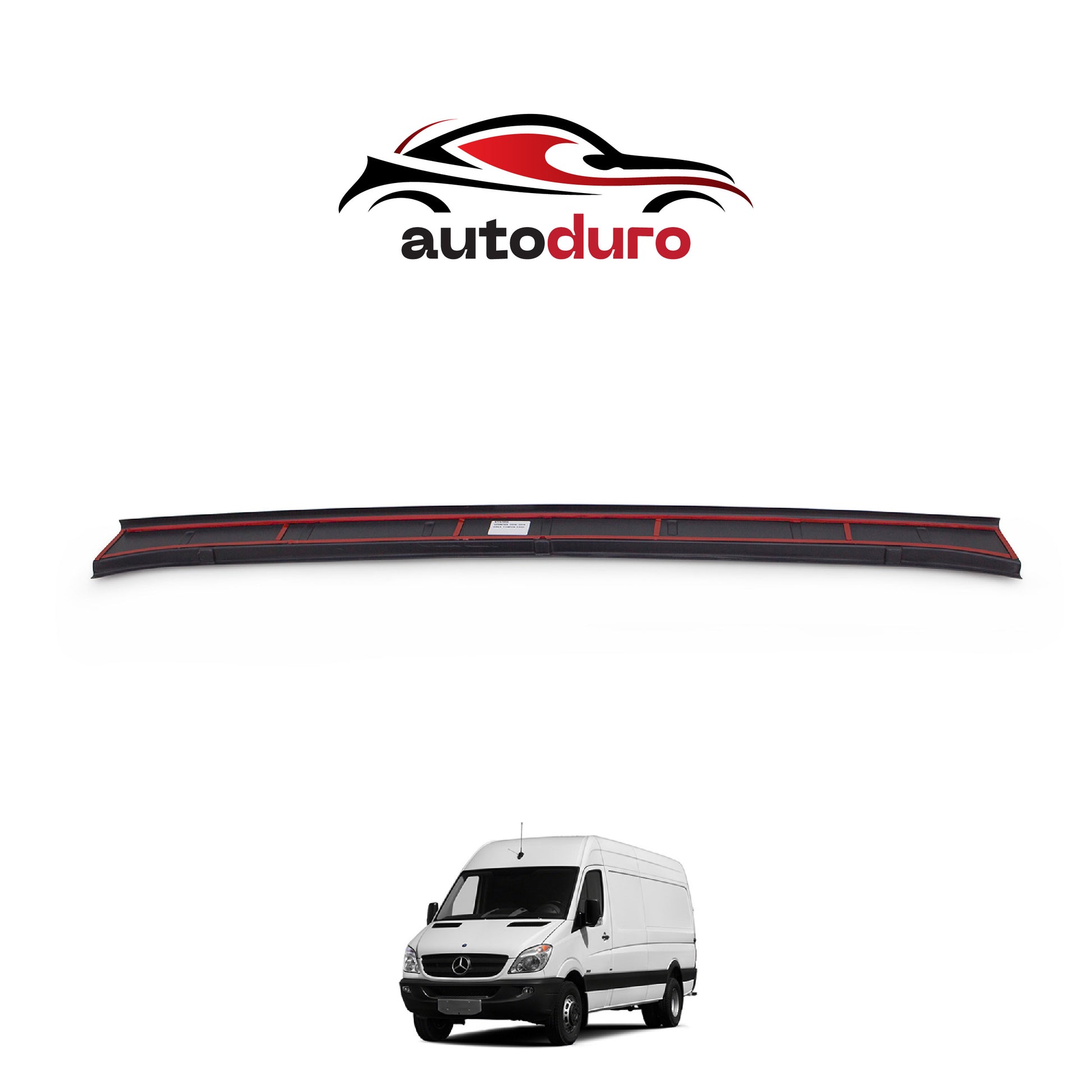Autoduro Mercedes Sprinter 2006 - 2012 Rear Bumper Sill Protector Matt - 39550206-010500-20010402_2