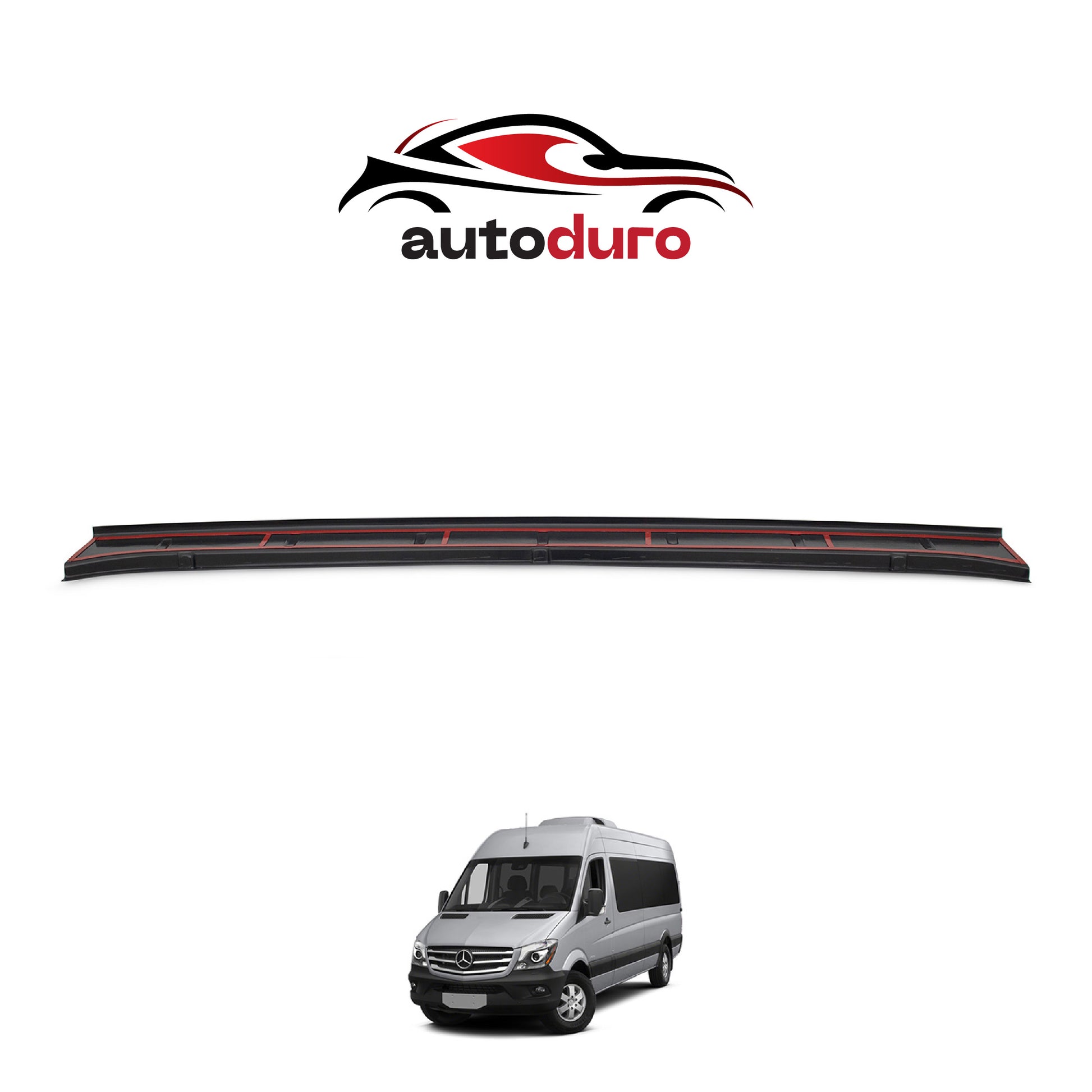 Autoduro Mercedes Sprinter 2018 Onwards Rear Bumper Sill Protector Gloss - 39550218-010500-20010101_2
