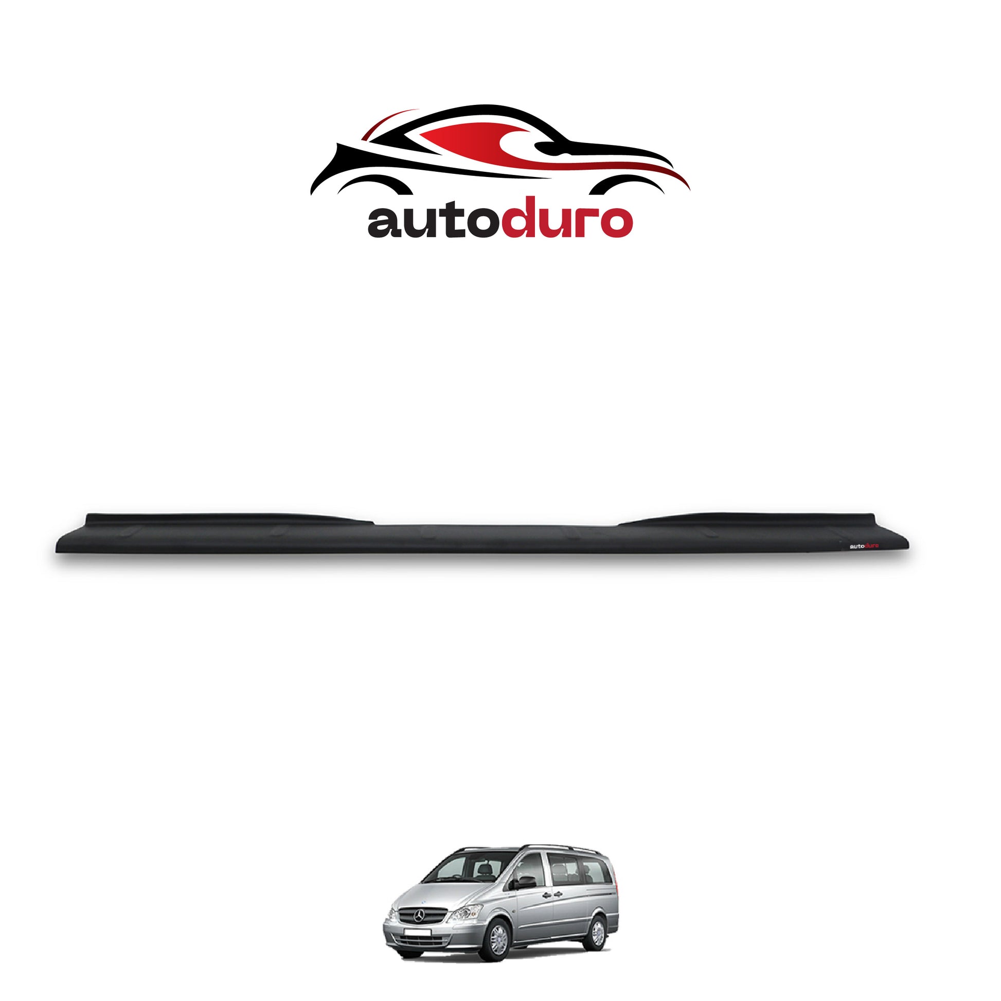 Autoduro Mercedes Vito 2004 - 2010 Rear Bumper Sill Protector Matt - 39550404-010500-20010402_1